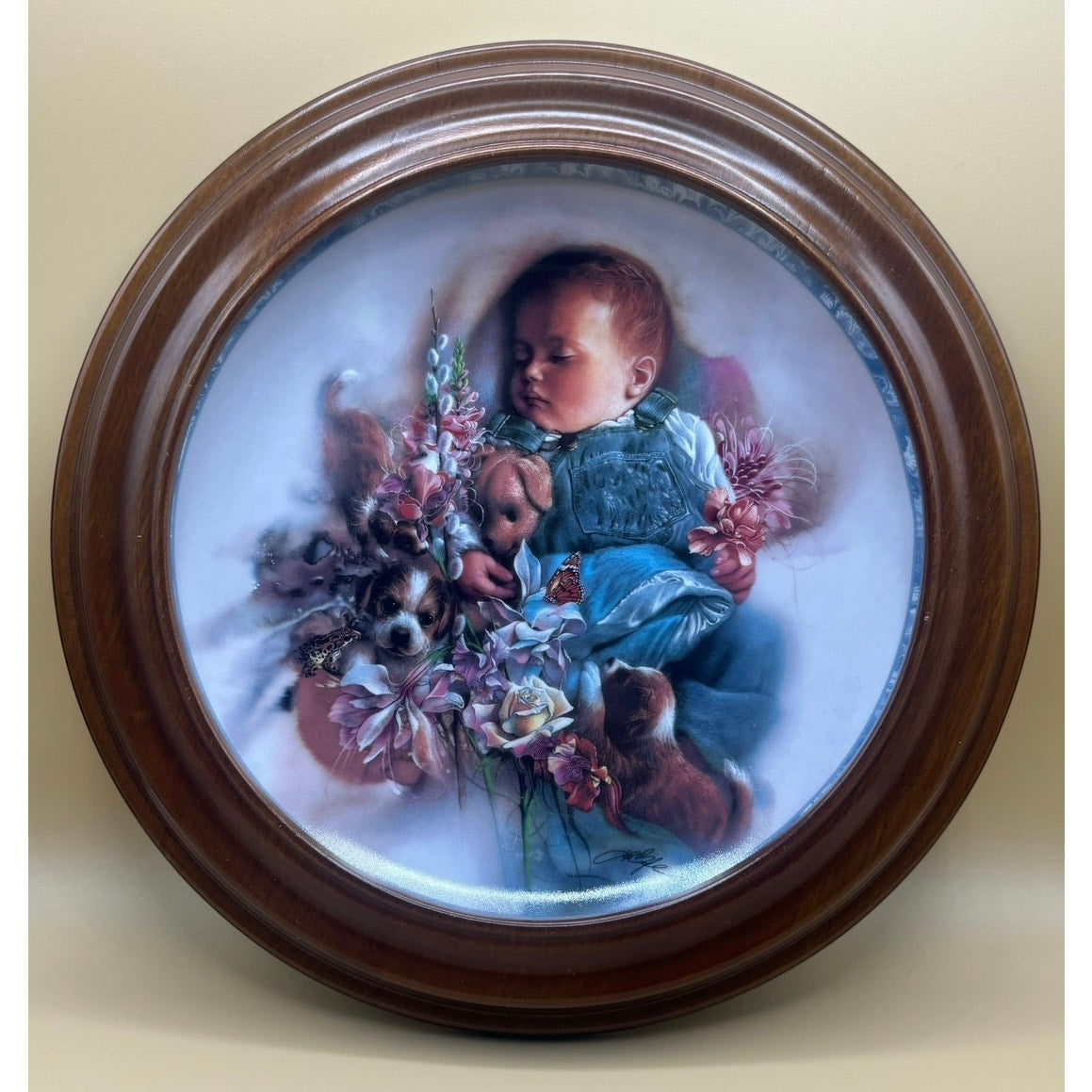 Puppy Dog Tails" Plate by Lee Bogle #15394C