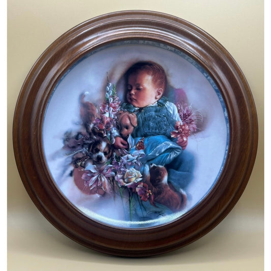 Puppy Dog Tails" Plate by Lee Bogle #15394C