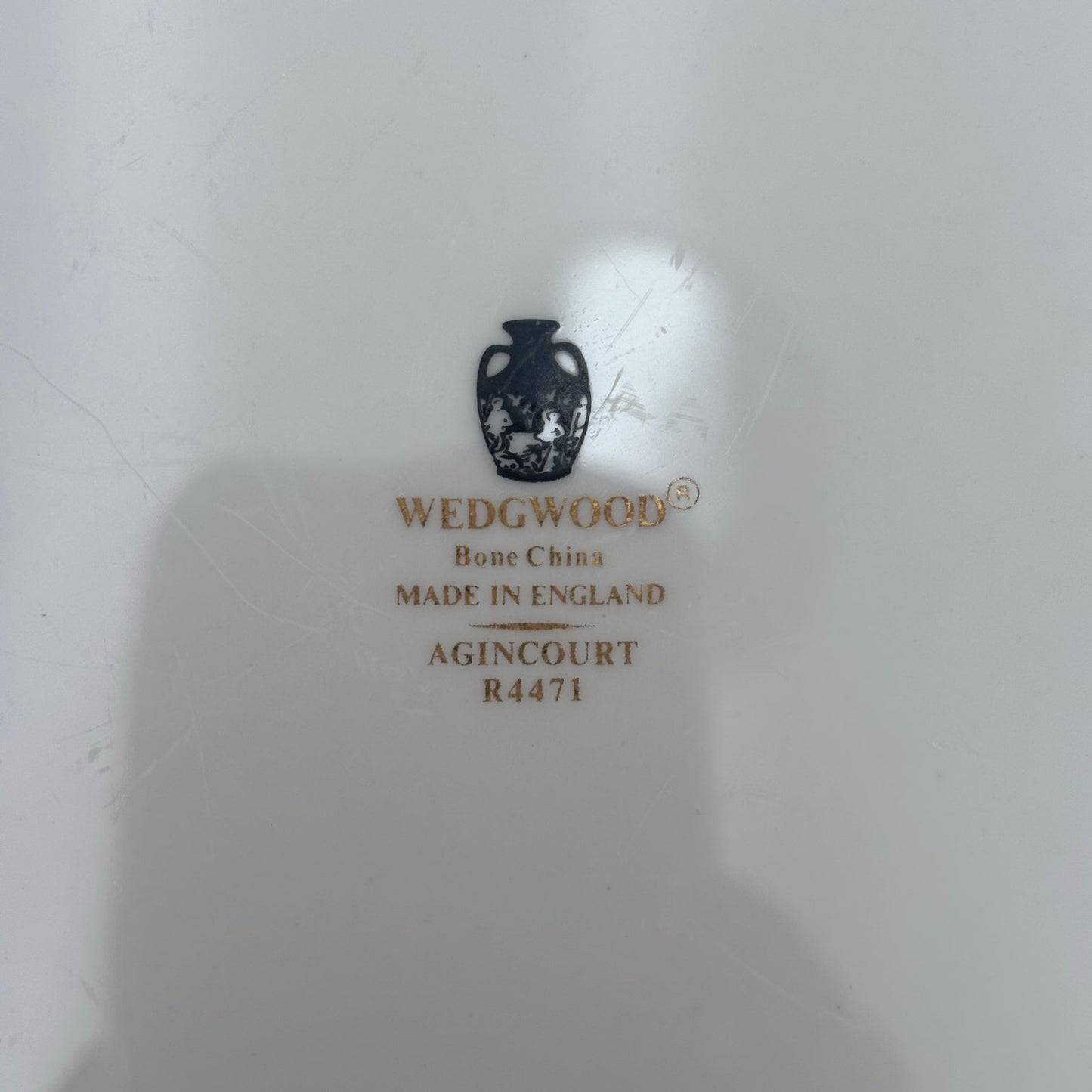 Copied - Wedgwood Agincourt Bone China Dinner Plates Set of Four 11"