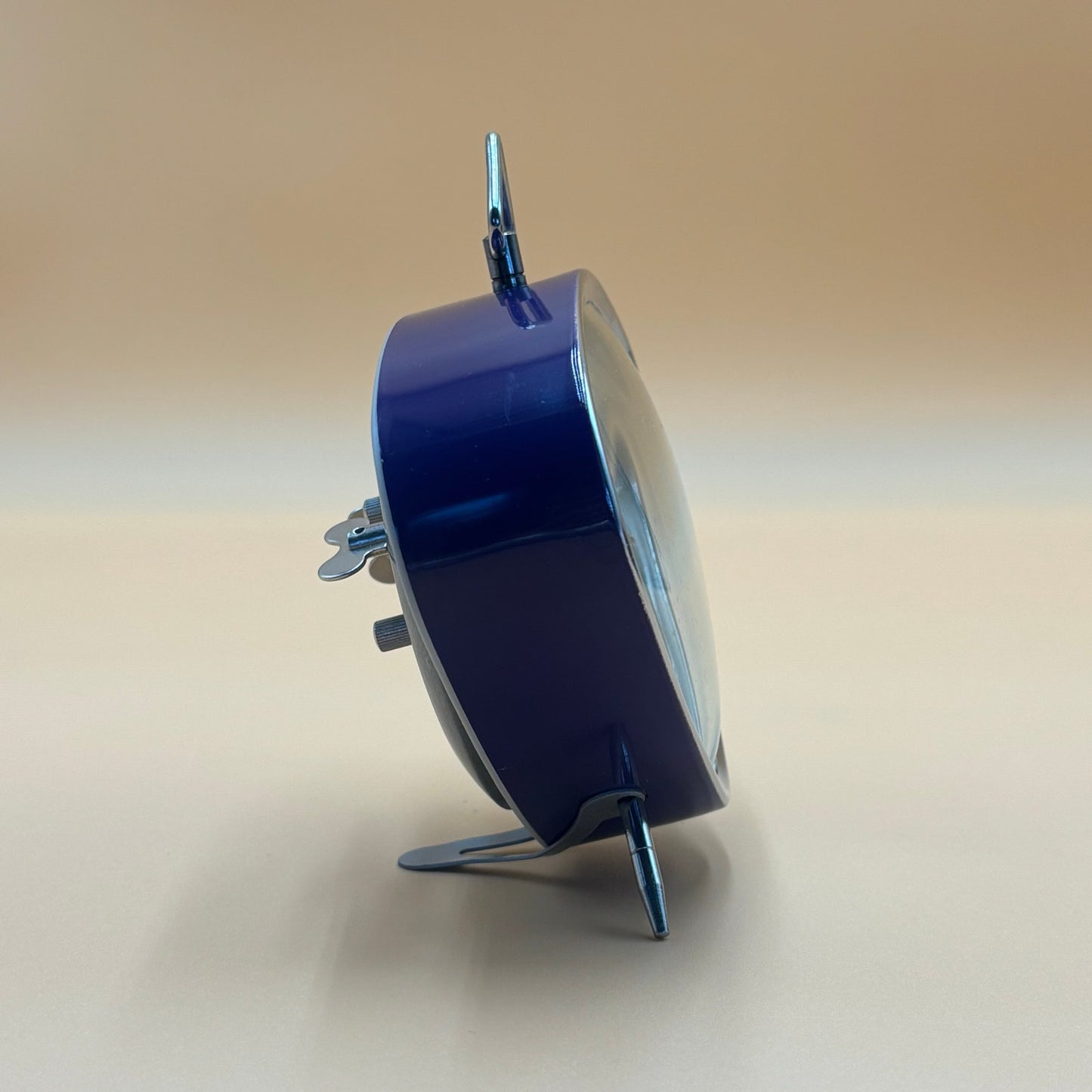 Vintage Hard Rock Hotel Las Vegas Alarm Clock - Purple & Green Triangle Wind-Up