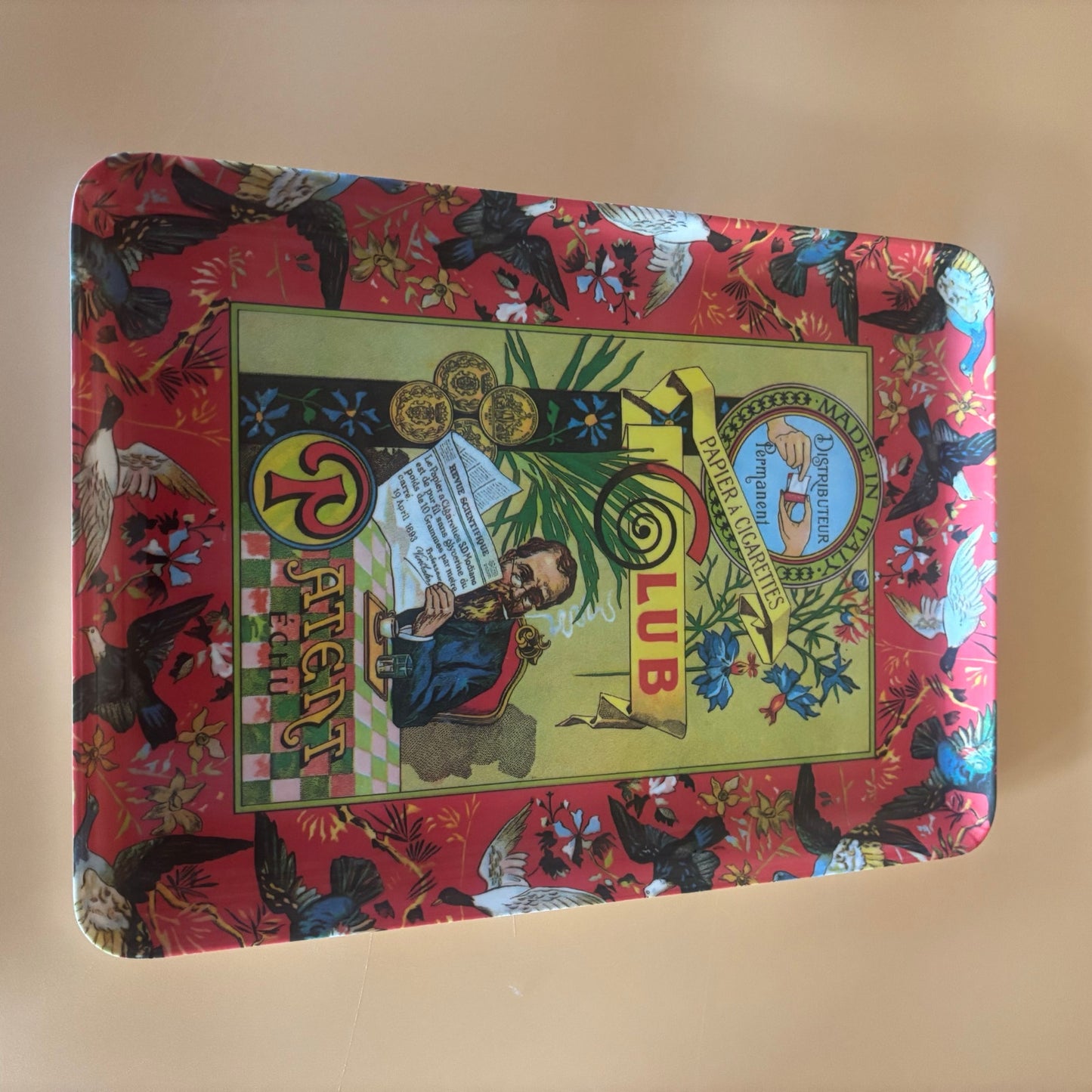 1970's Club Modiano “Patent ECHU” Tray – 12” x 8.75” Music City Marketing, Malaysia