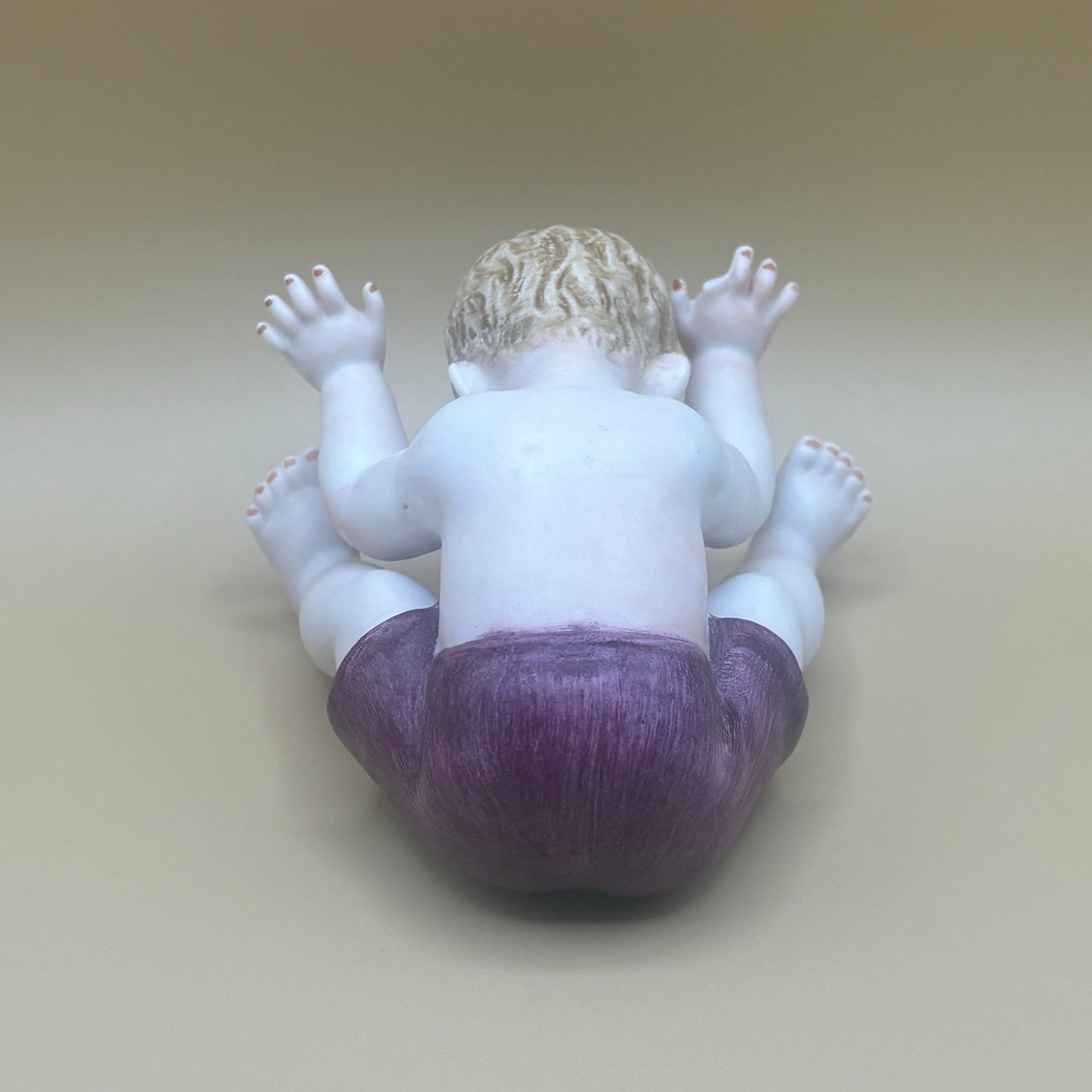 Vintage Lenwile Ardalt Japan Baby Doing Headstand Figurine