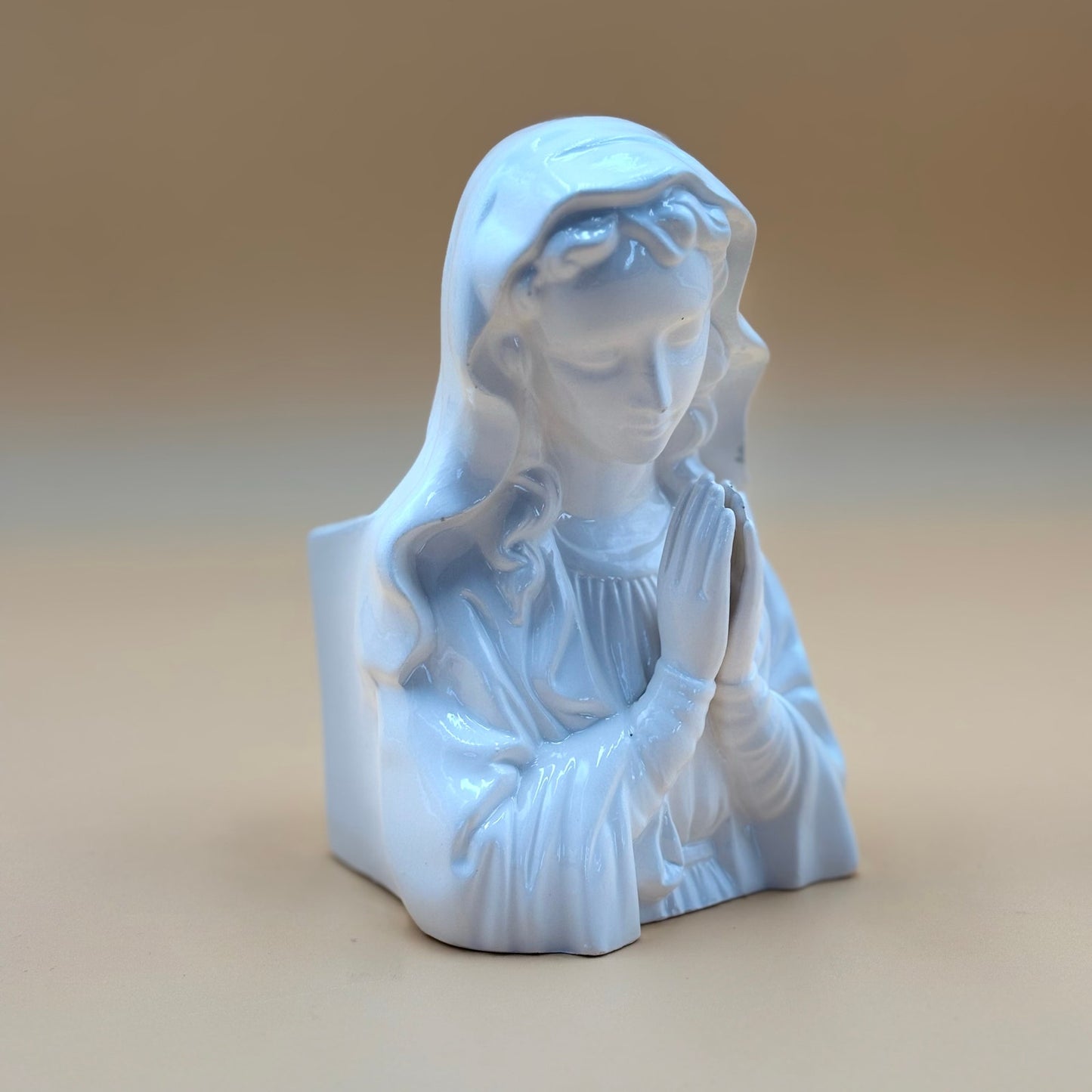 Praying Virgin Mary Planter Vintage Made in Japan