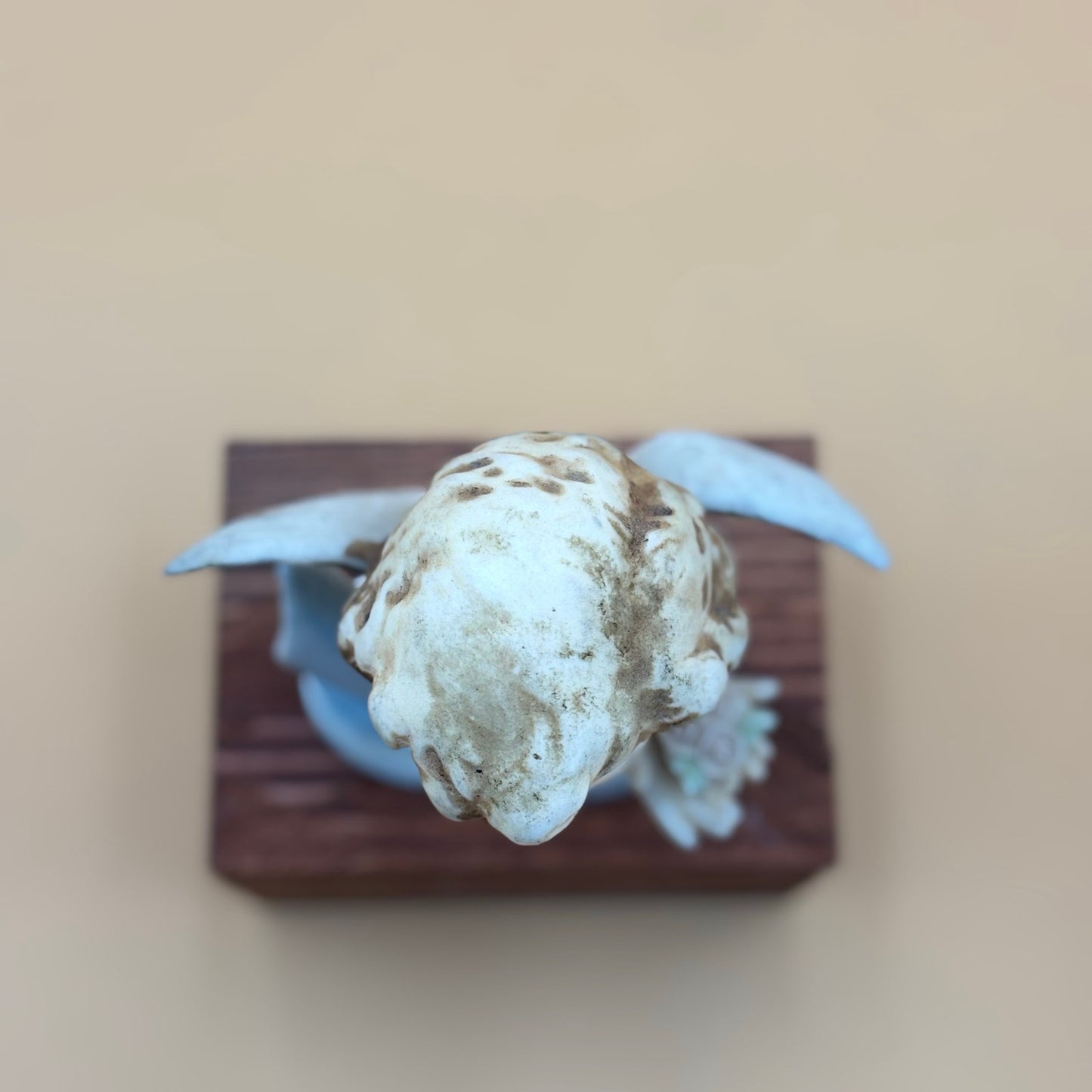 Norcrest Vintage Cherub Figurines — Pair of Angels with Wings