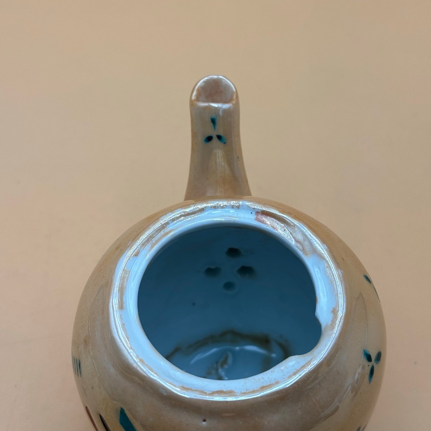 Hand Painted Shiny Vintage Ceramic Owl Teapot – Pier 1 Imports Collectible