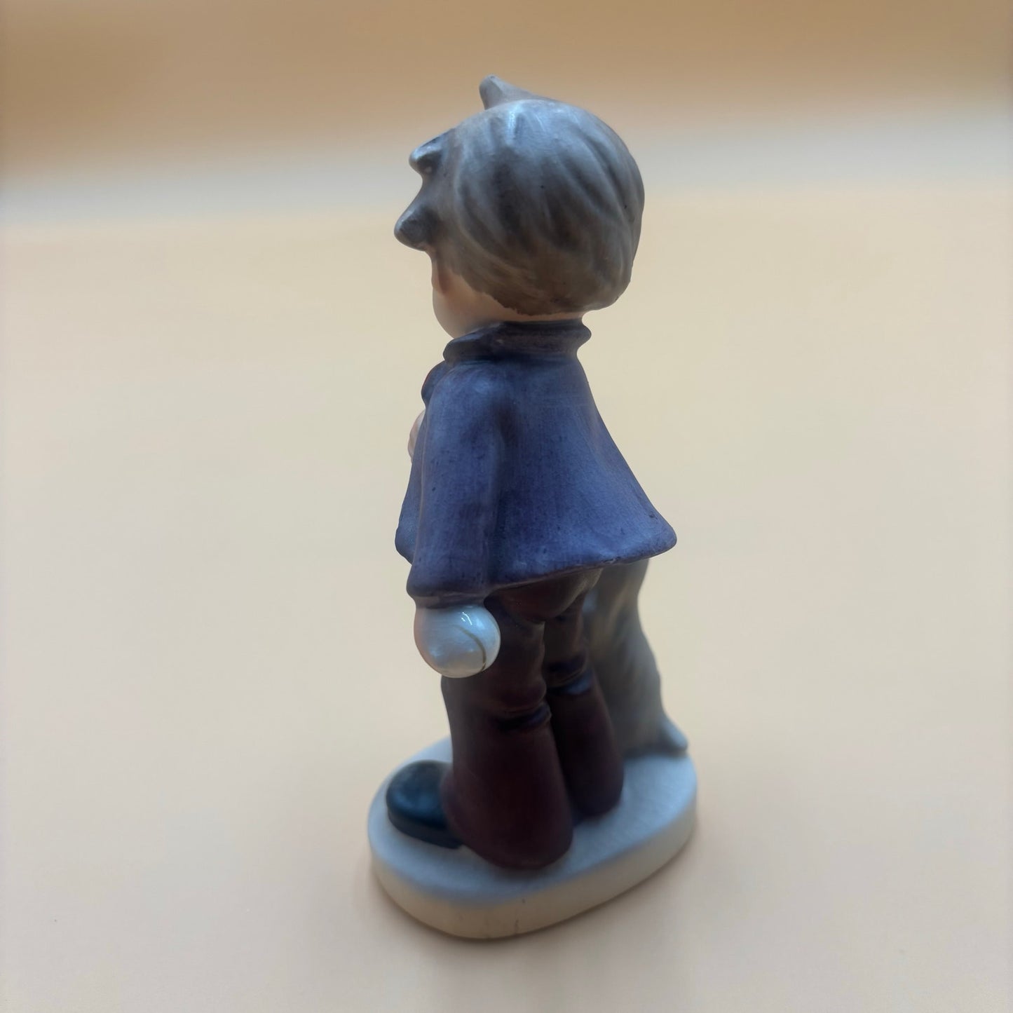 Vintage Occupied Japan Boy with Dog Figurine - Made in Japan