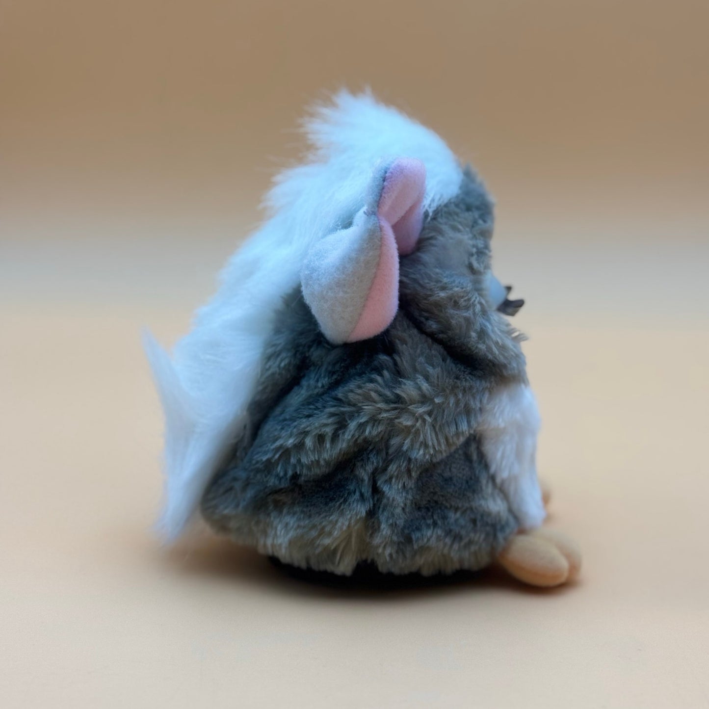 FURBY 1998 Tiger Electronics Furby in Box (Working) Gray & White