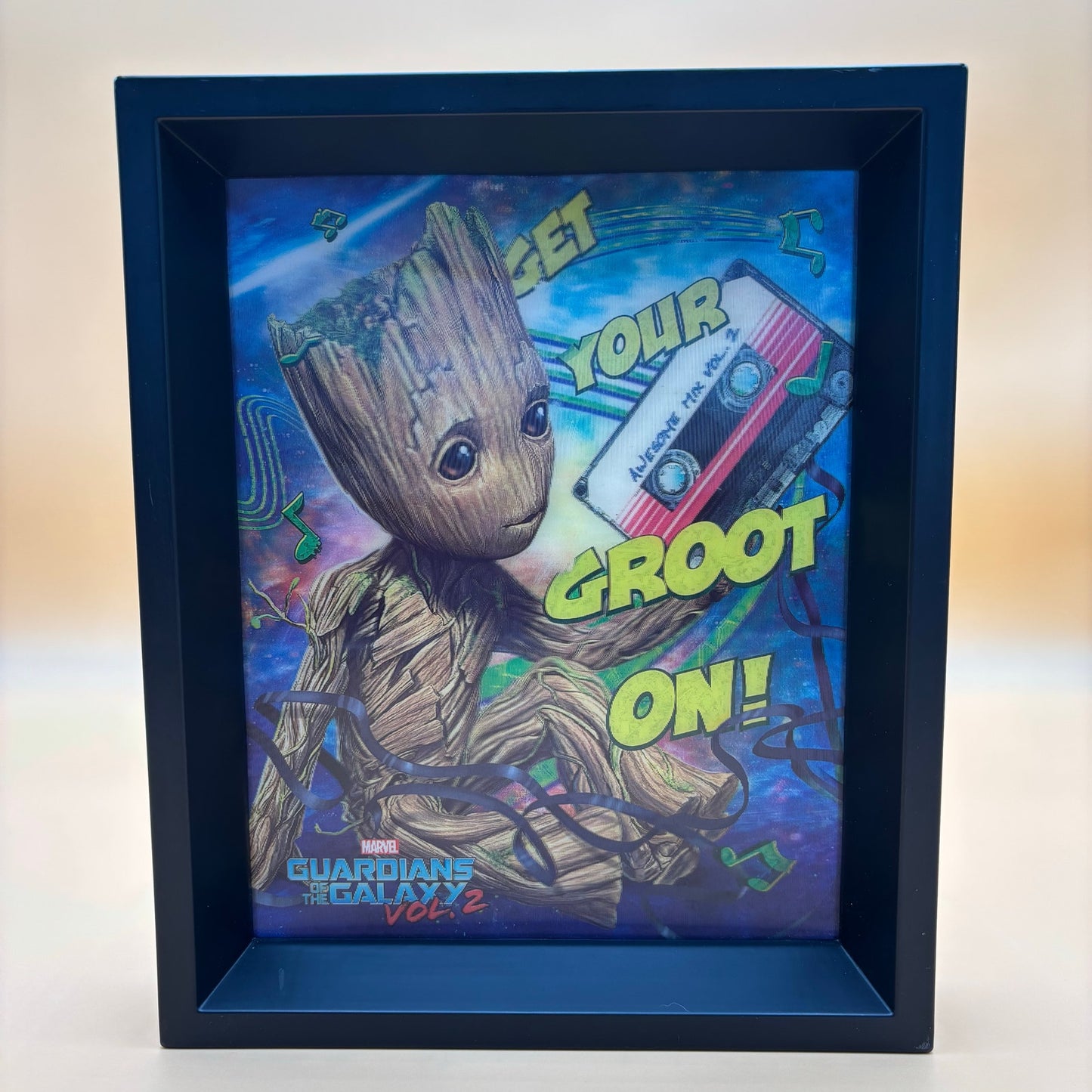 Marvel 3-D Shadow-Box Wall Art Pair Baby Groot & The Amazing Spider-Man
