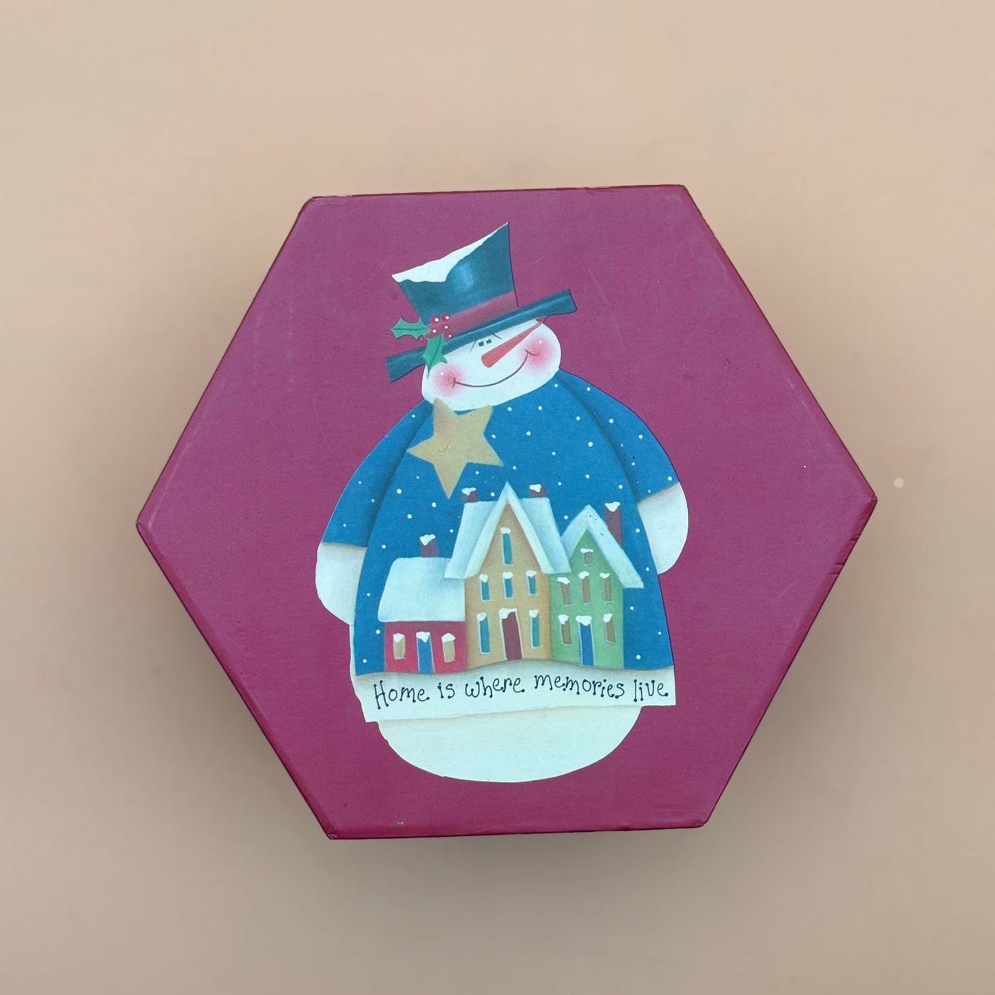 Vintage Snowman Mug with Matching Holiday Box