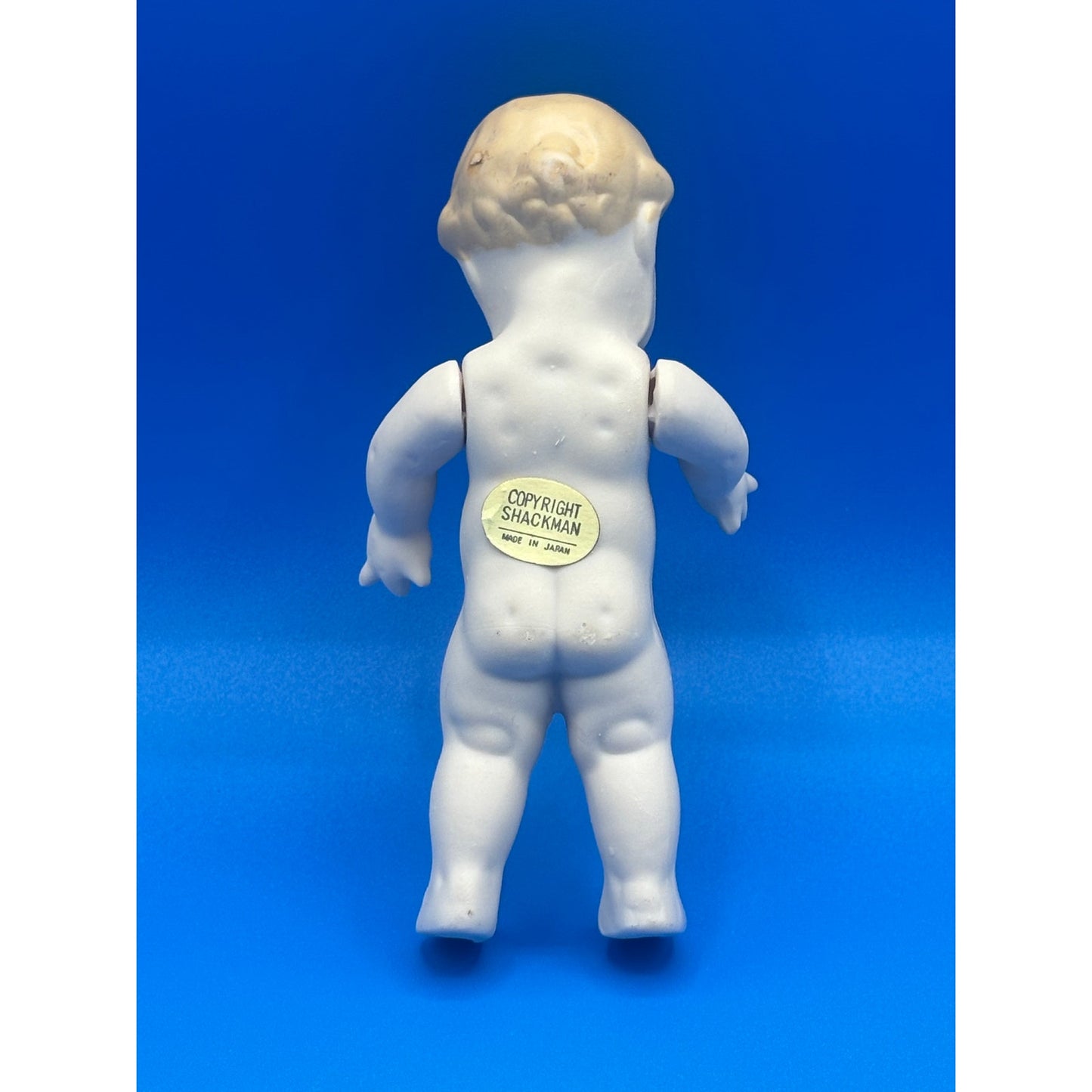 Vintage Shackman 5" All-Bisque Doll with Movable Arms and Frozen Bottom