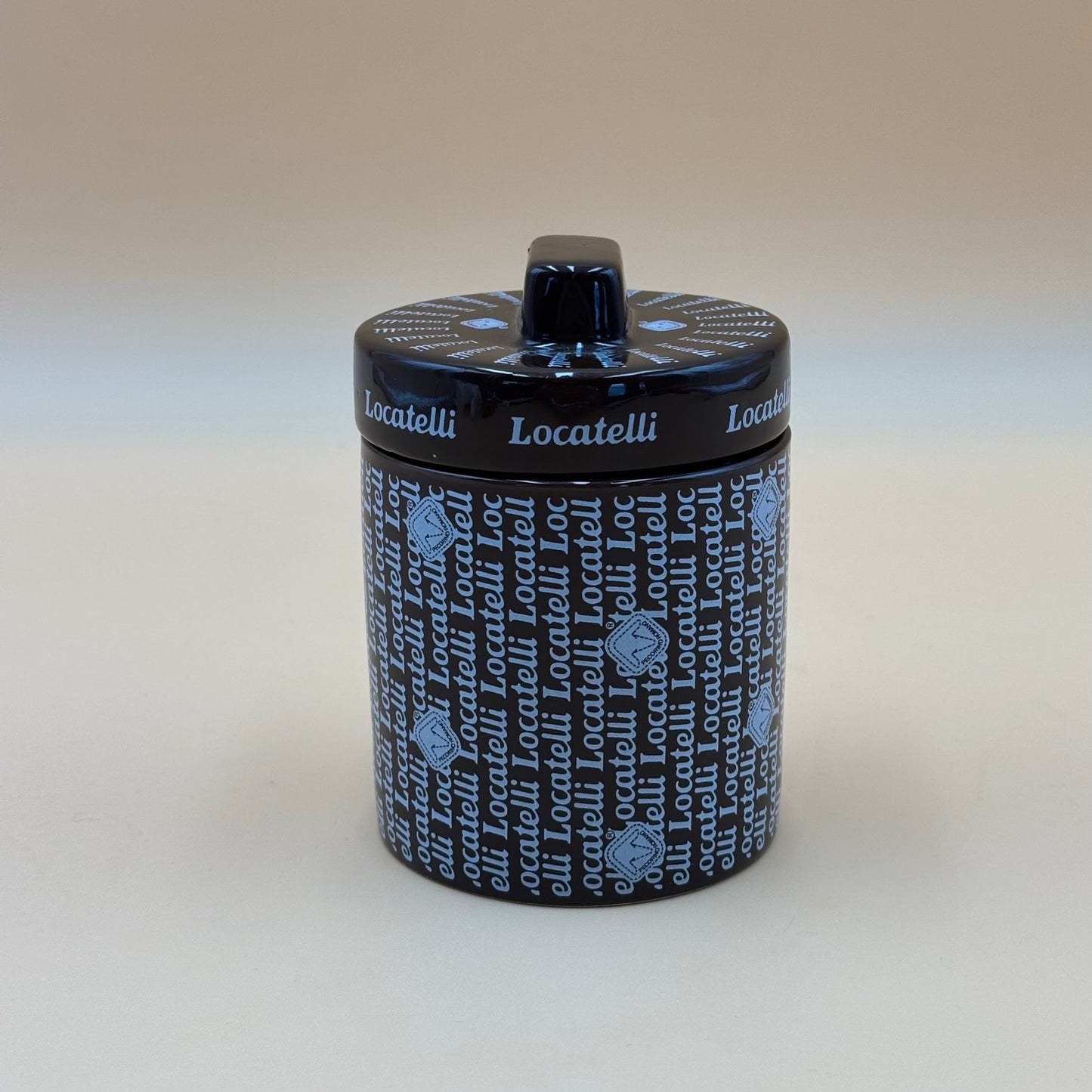 Locatelli Cheese Jar with Lid – Ceramic Formaggiera with Box