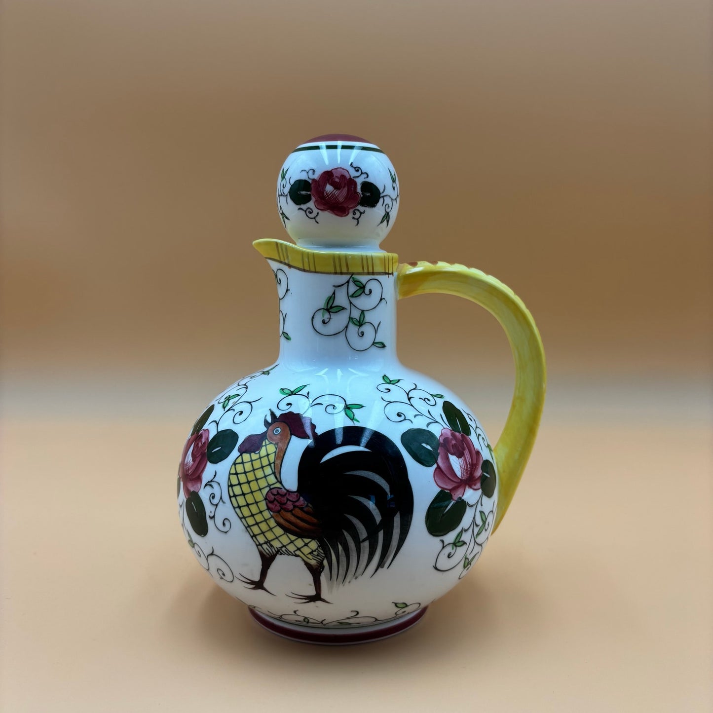 UCAGCO Early Provincial Rooster Carafe & Lid
