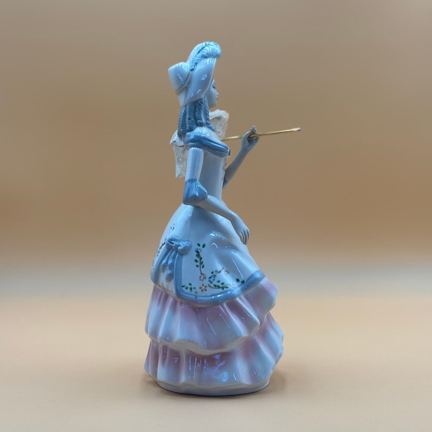 Tengra Spain Porcelain Lady with Parasol Figurine