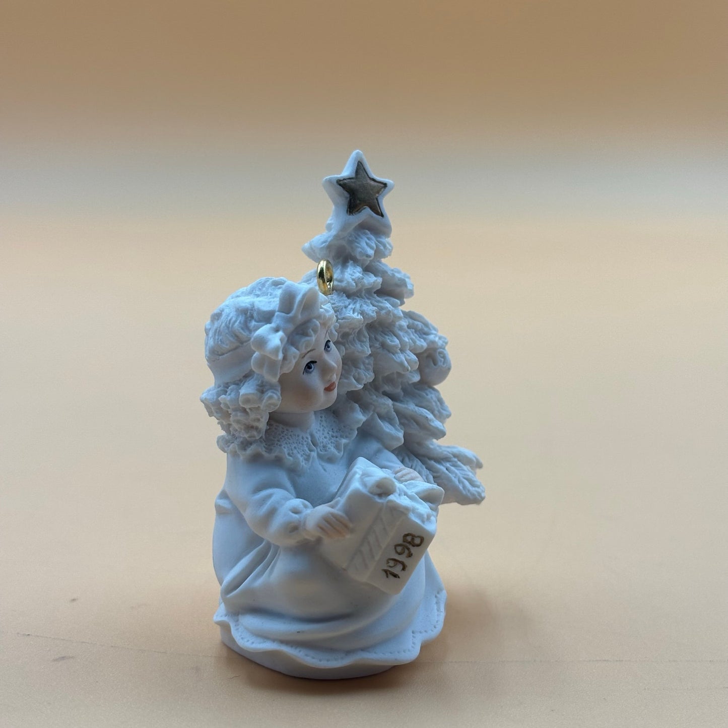 Giuseppe Armani Girl with Christmas Tree 1998 Eve Ornament - Made in Italy