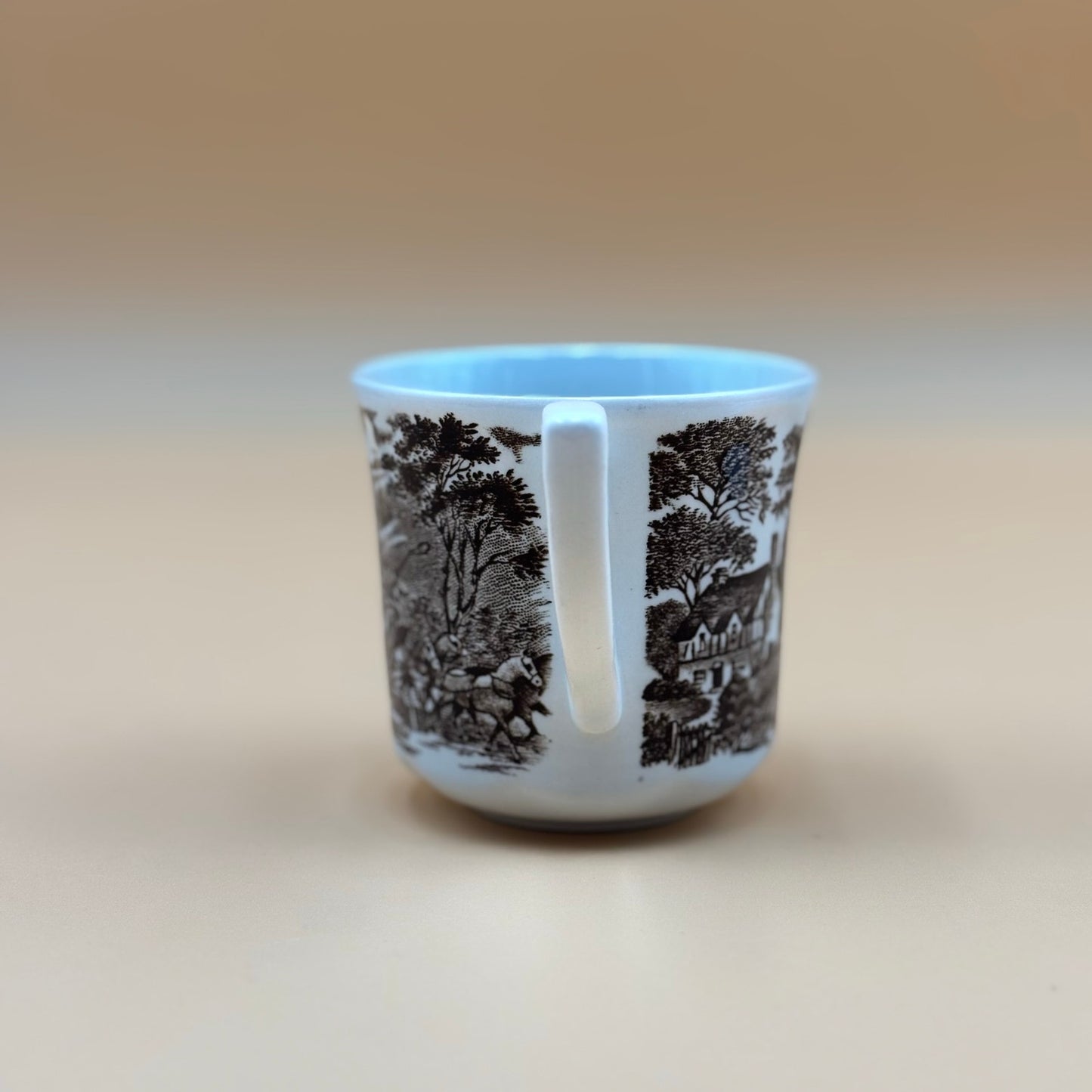 Royal Staffordshire Stratford Stage Cup and Saucer – J.&G. Meakin England