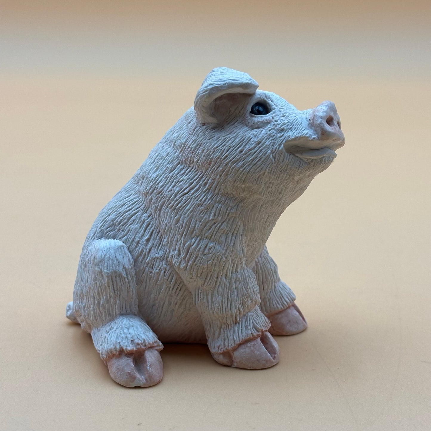 Stone Critters 1987 Pig Figurine by United Design – Made in USA