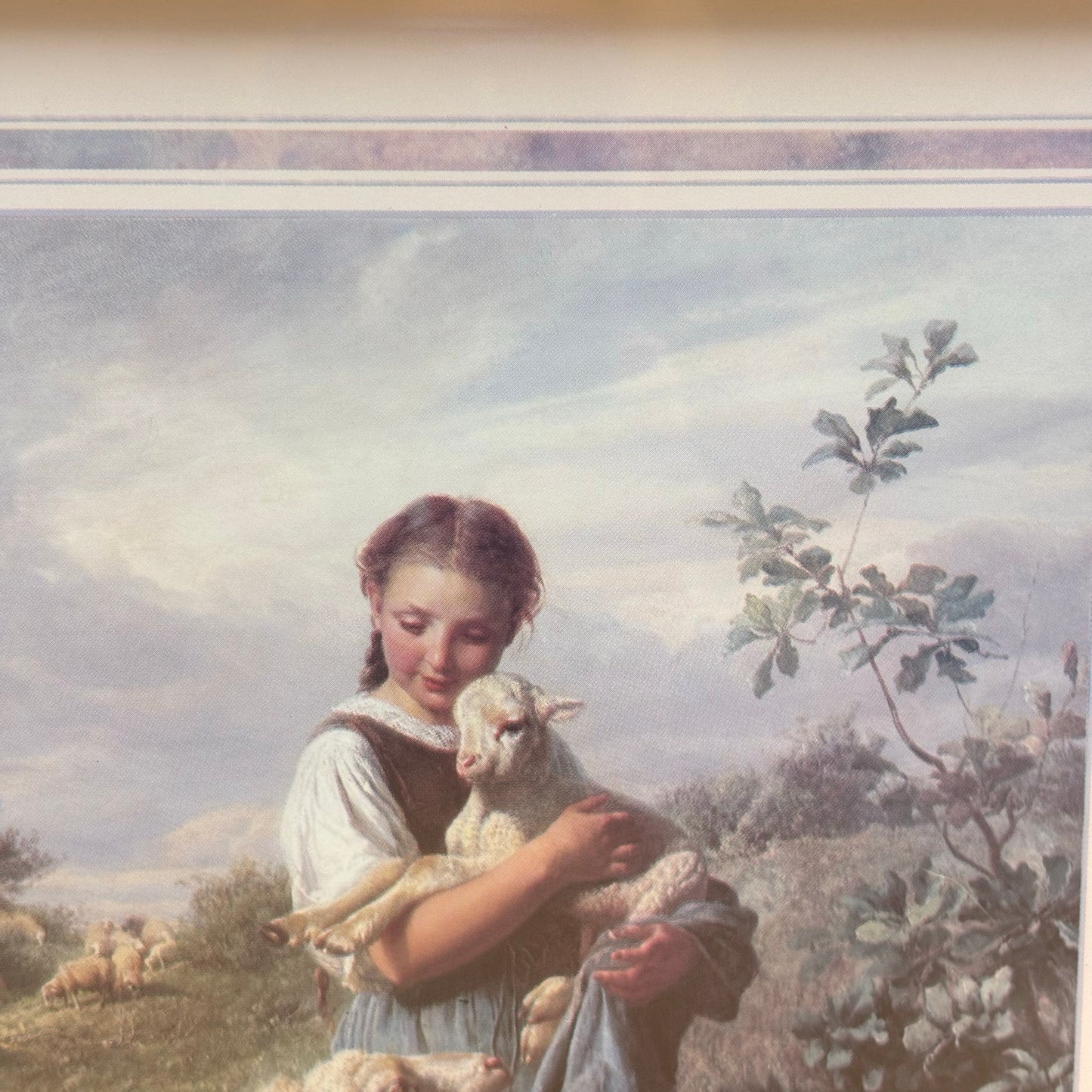 Framed Print – “The Shepherdess” by Johann Baptist Hofner (1994)