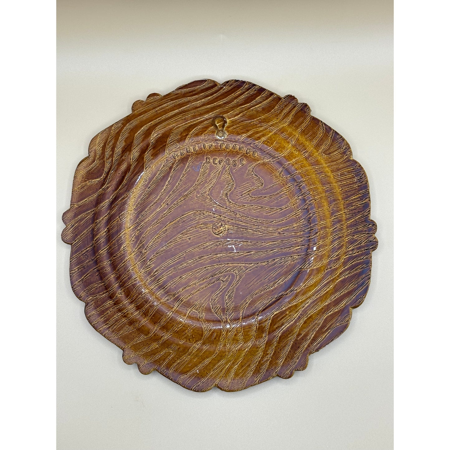 Vintage French & Belgian 3-D Wall Plaque