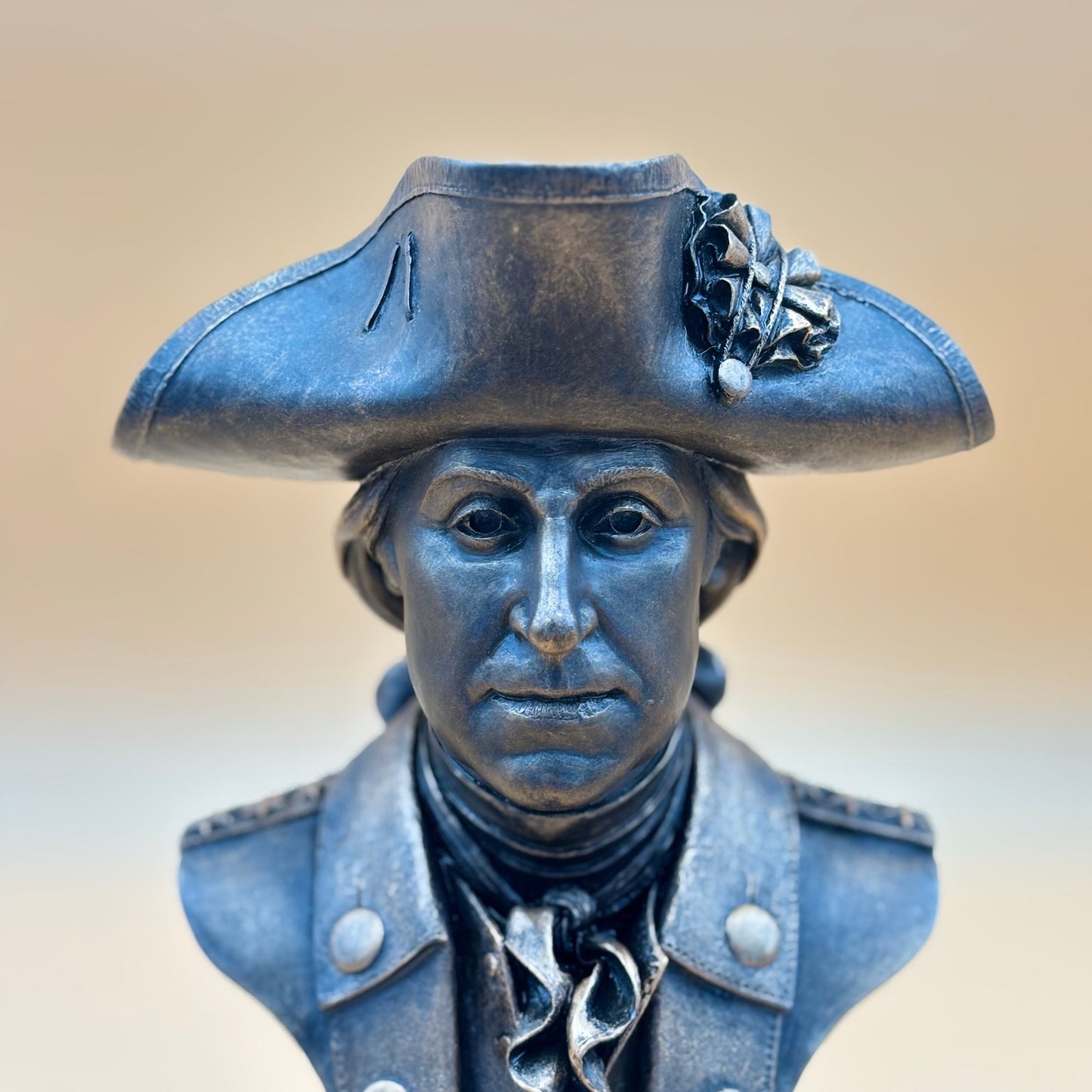 George Washington Limited Edition Bronze Patina Bust Sculpture 2007