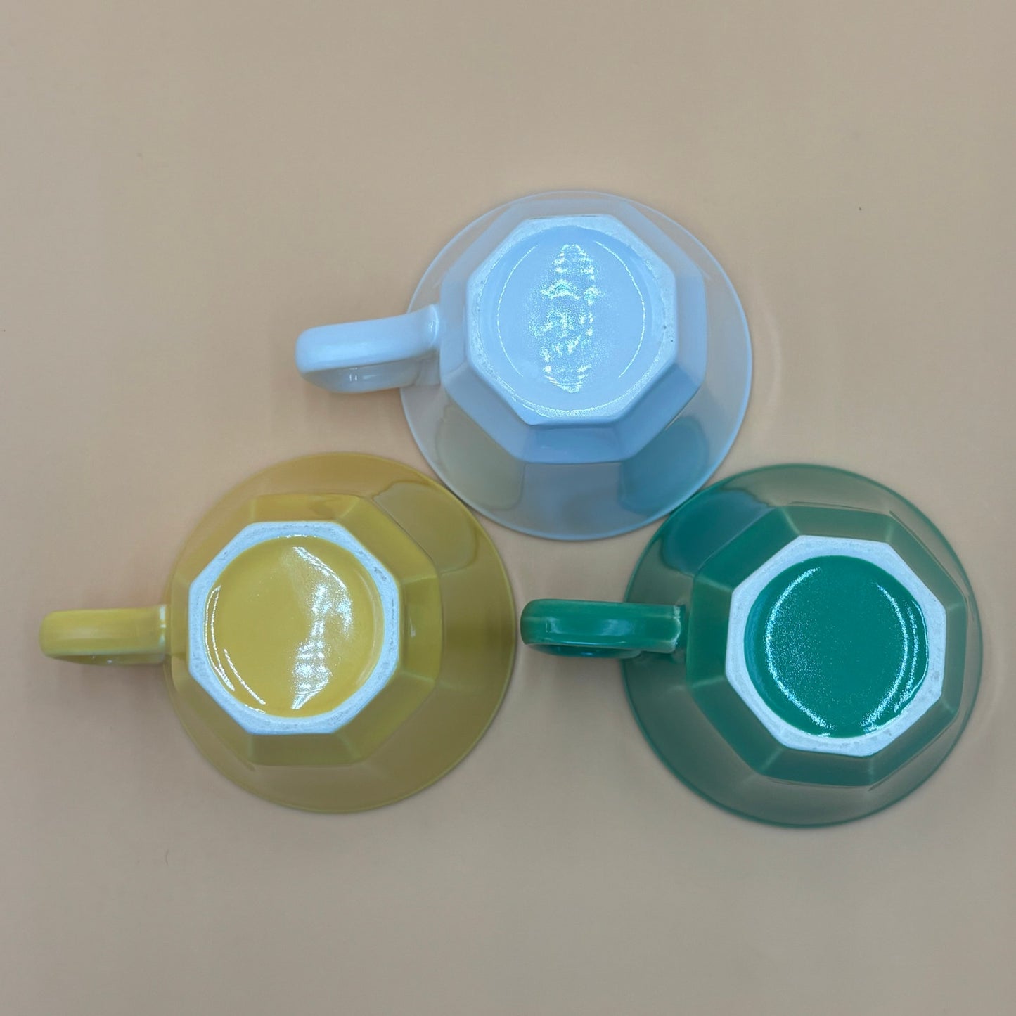 Set of 3 Vintage Homer Laughlin Tea Cups - Replacement Pieces