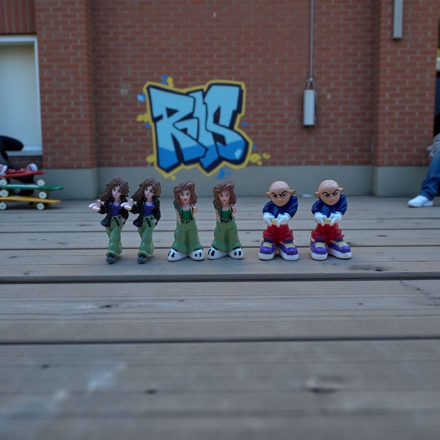 Lot of 10 Homies Figurines (7 Characters, 3 Duplicates)