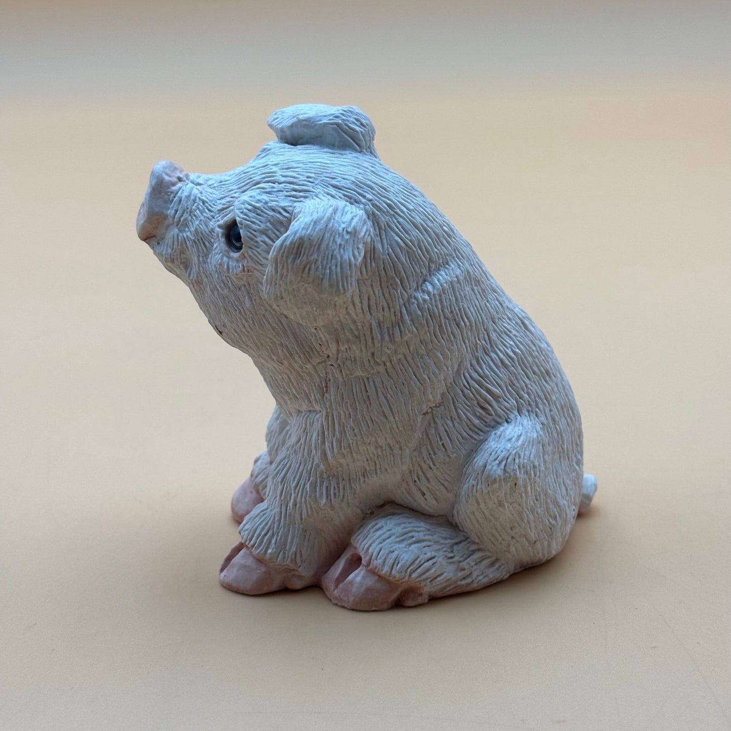 Stone Critters 1987 Pig Figurine by United Design – Made in USA