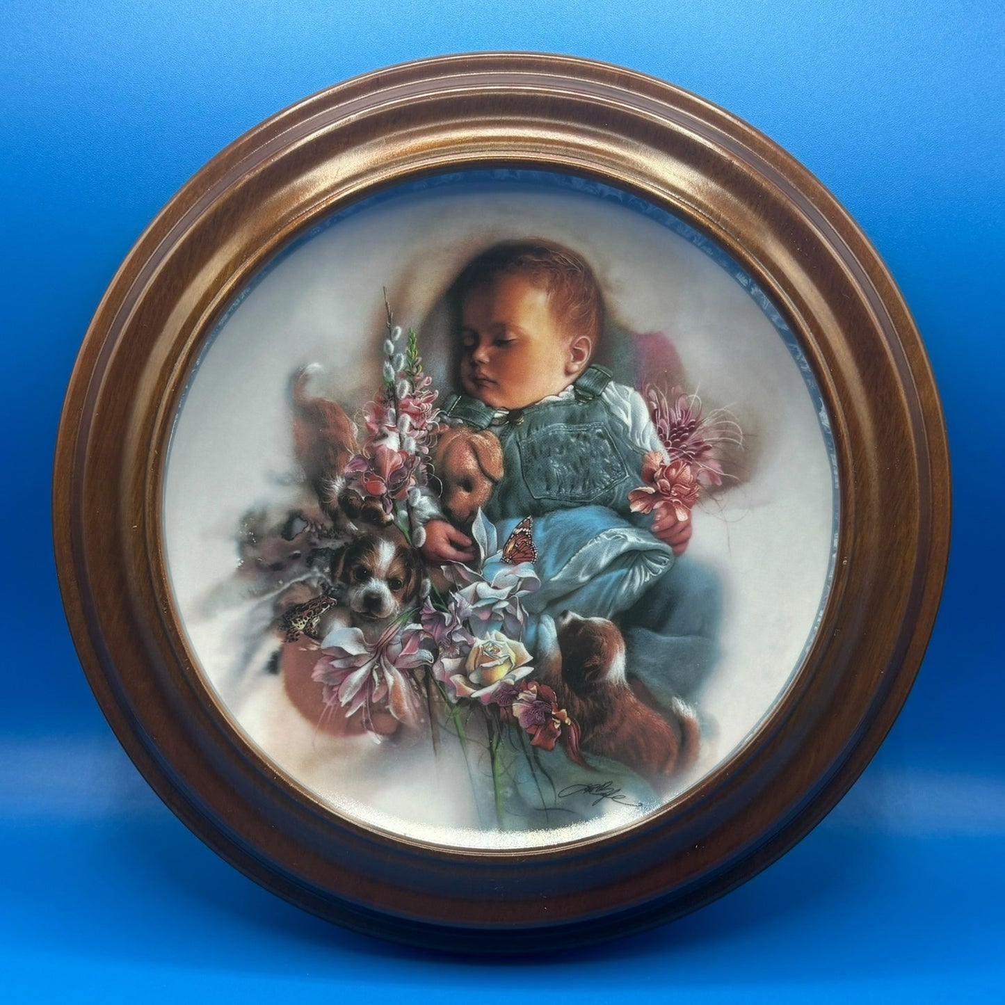 Puppy Dog Tails" Plate by Lee Bogle #15394C