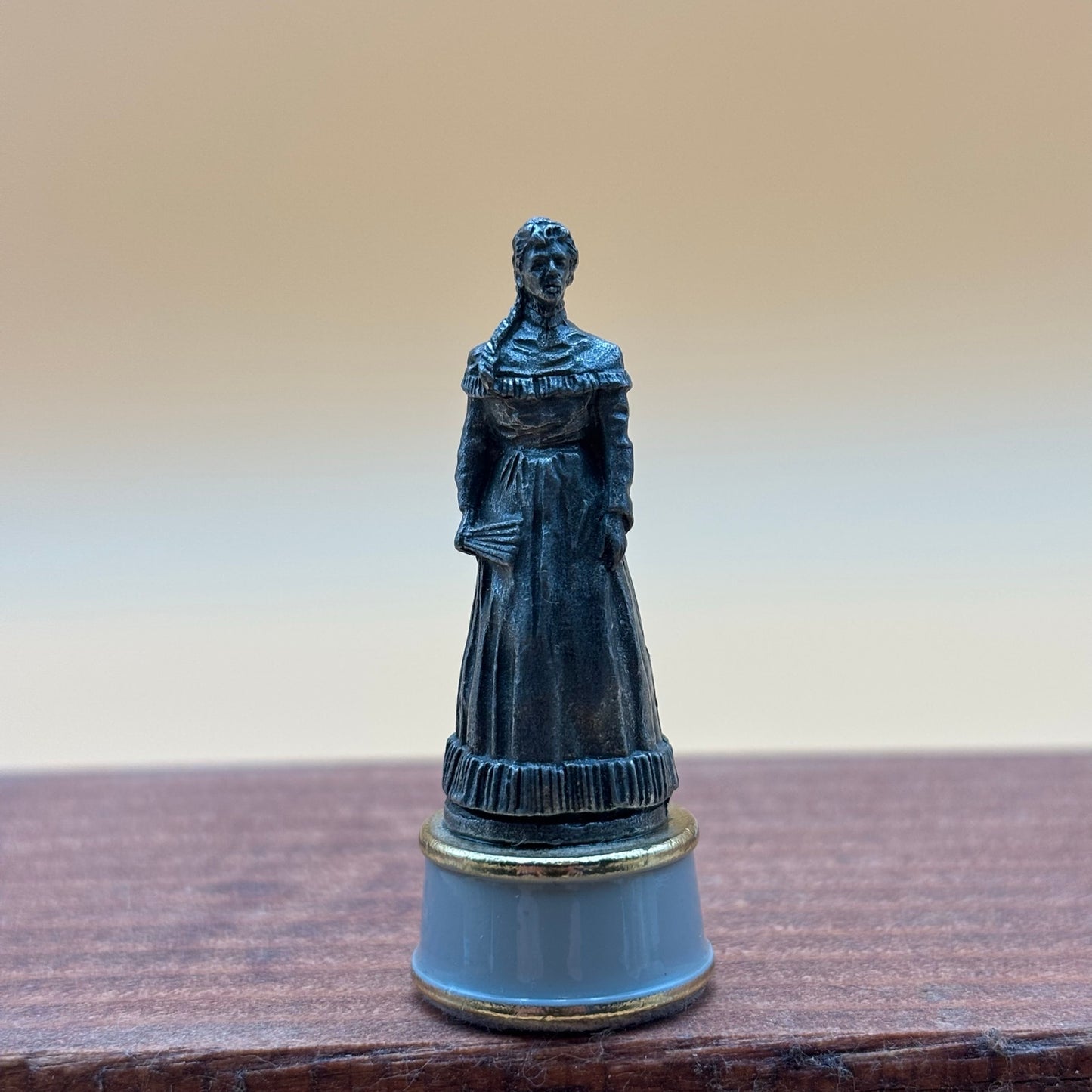 Franklin Mint Civil War Pewter Chess Pieces – Set of 4 (1983)