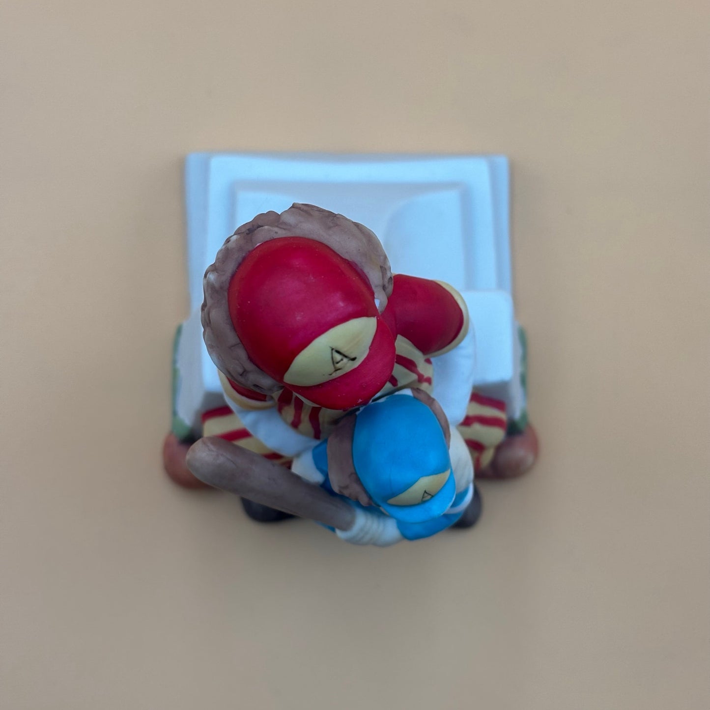 J. Byron Signed 1992 Arhart Clown Baseball Musical Figurine