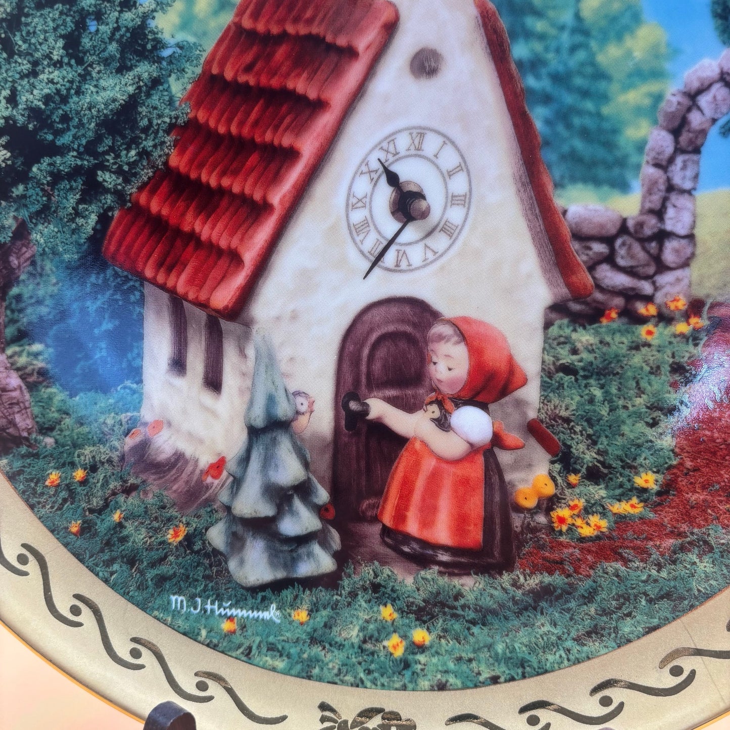 M.J. Hummel Century Plate “Chapel Time” – Danbury Mint