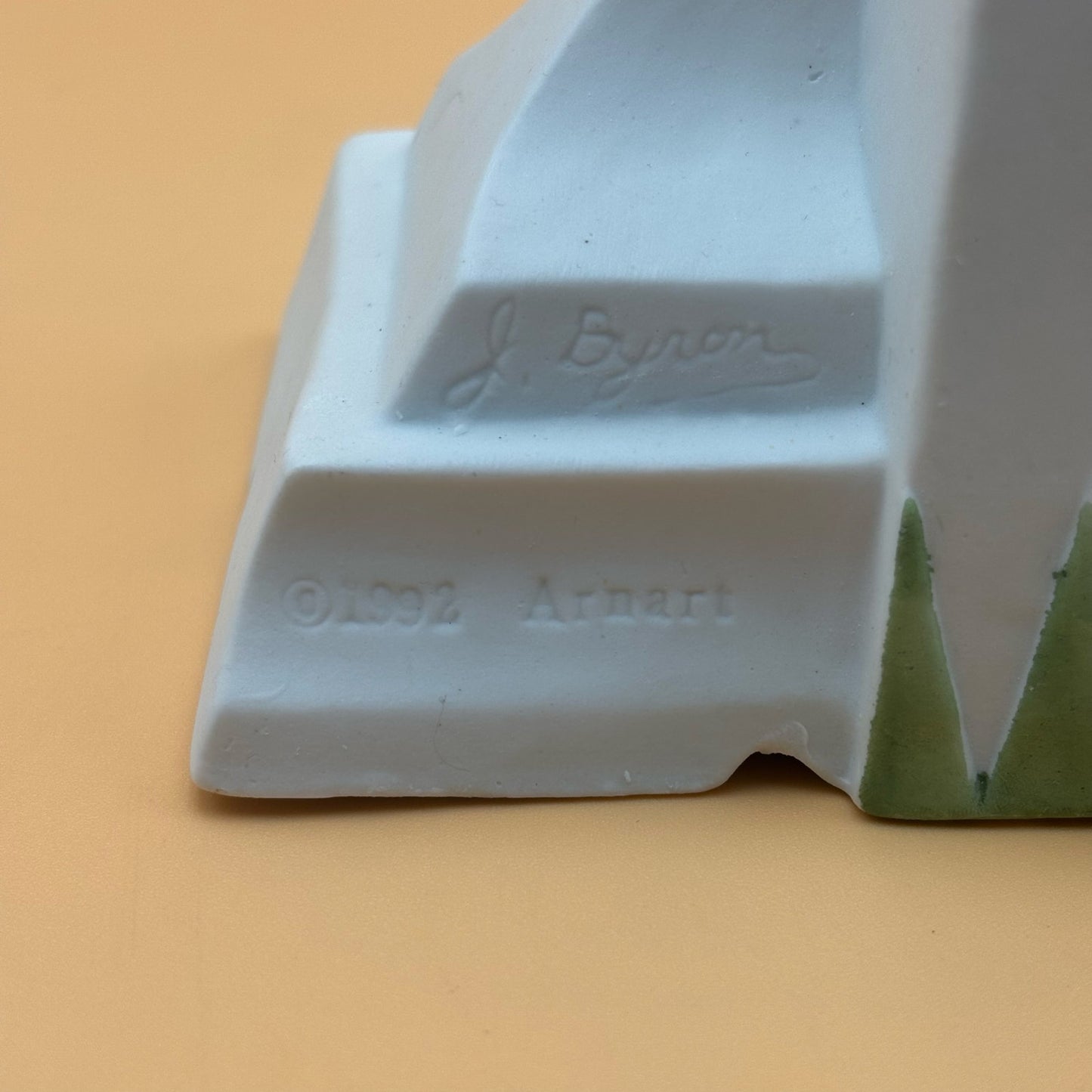 J. Byron Signed 1992 Arhart Clown Baseball Musical Figurine