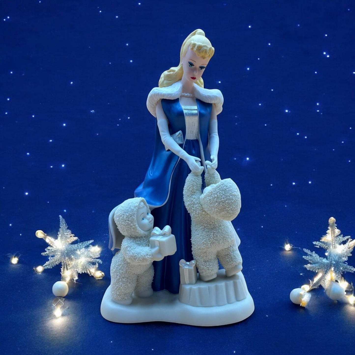 Snowbabies Barbie Guest Collection Figurine — “Under the Midnight Moon with Barbie”