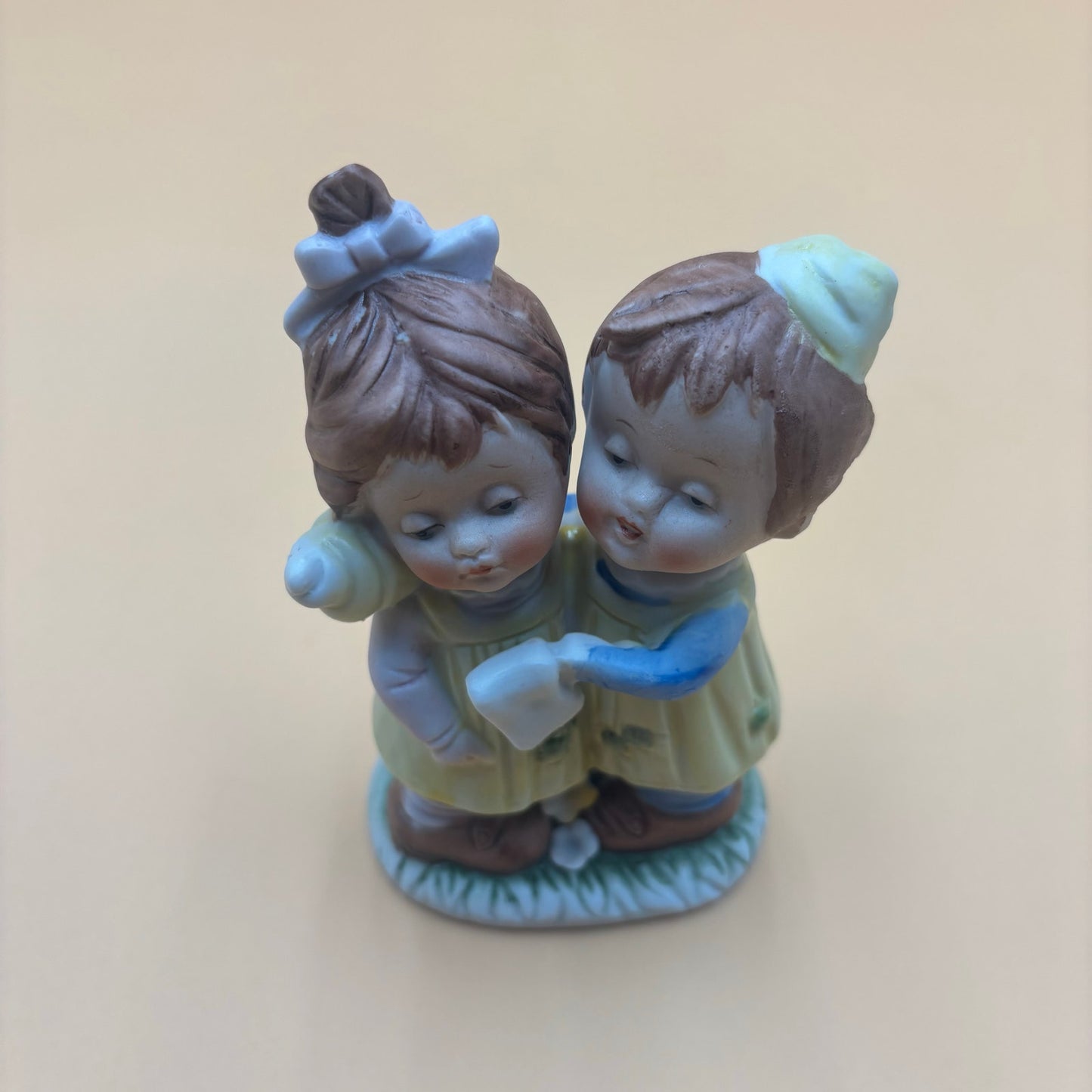 Vintage Crown Royal Hand-Painted Figurine – Boy & Girl Hugging (5”)