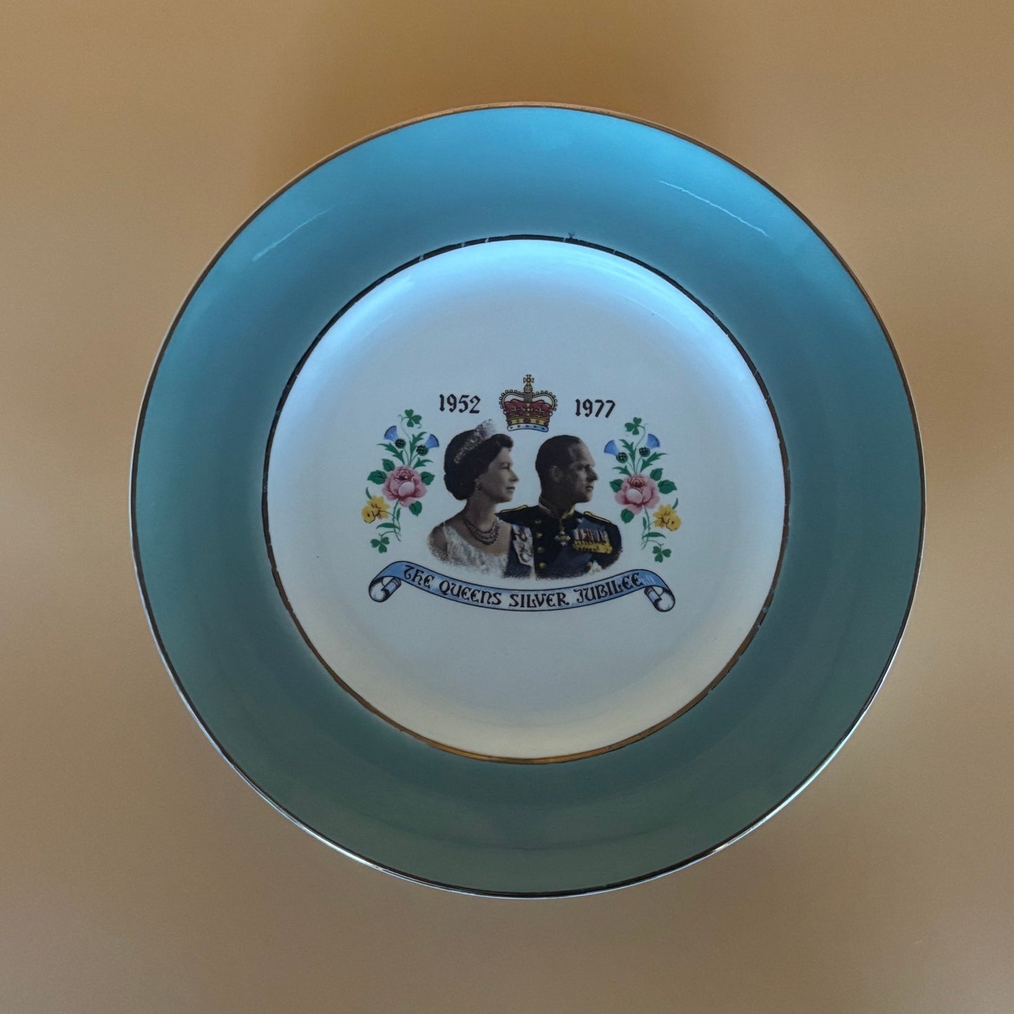 VTG 1977 Queen Elizabeth Silver Jubilee Plate - Western Germany