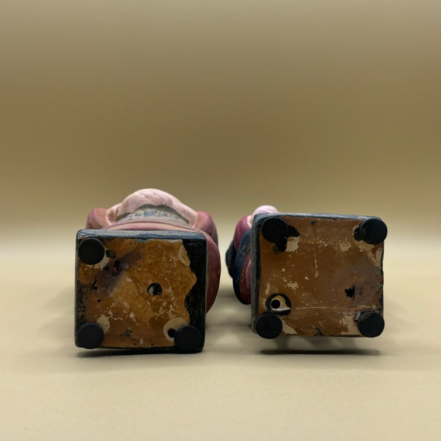 Vintage Chinese Terracotta Warrior Figurines - Set of 2