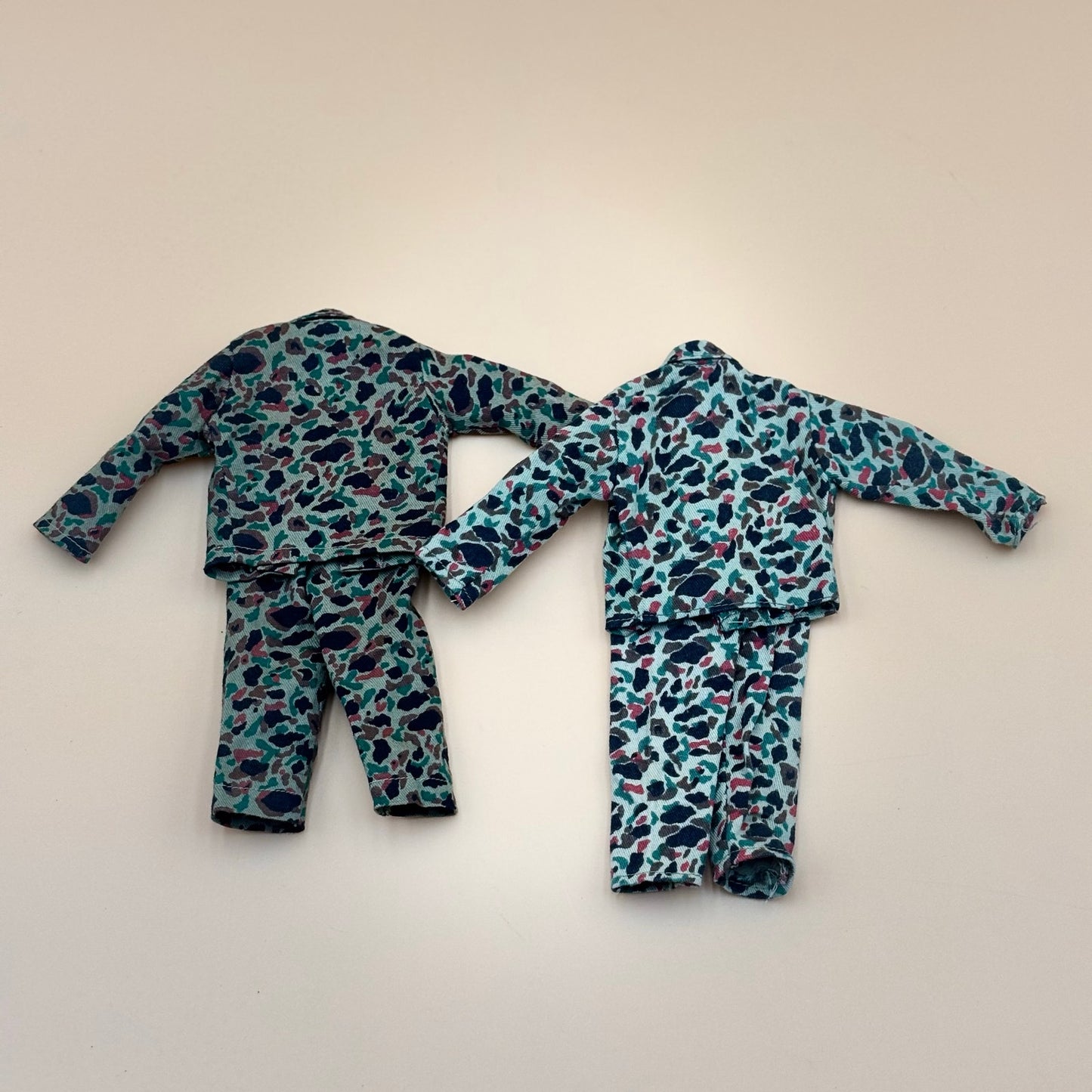 Vintage G.I. Joe 1:6 Scale Camouflage Uniform Sets (Lot of 2) – Hasbro 12” Action Figure Clothing