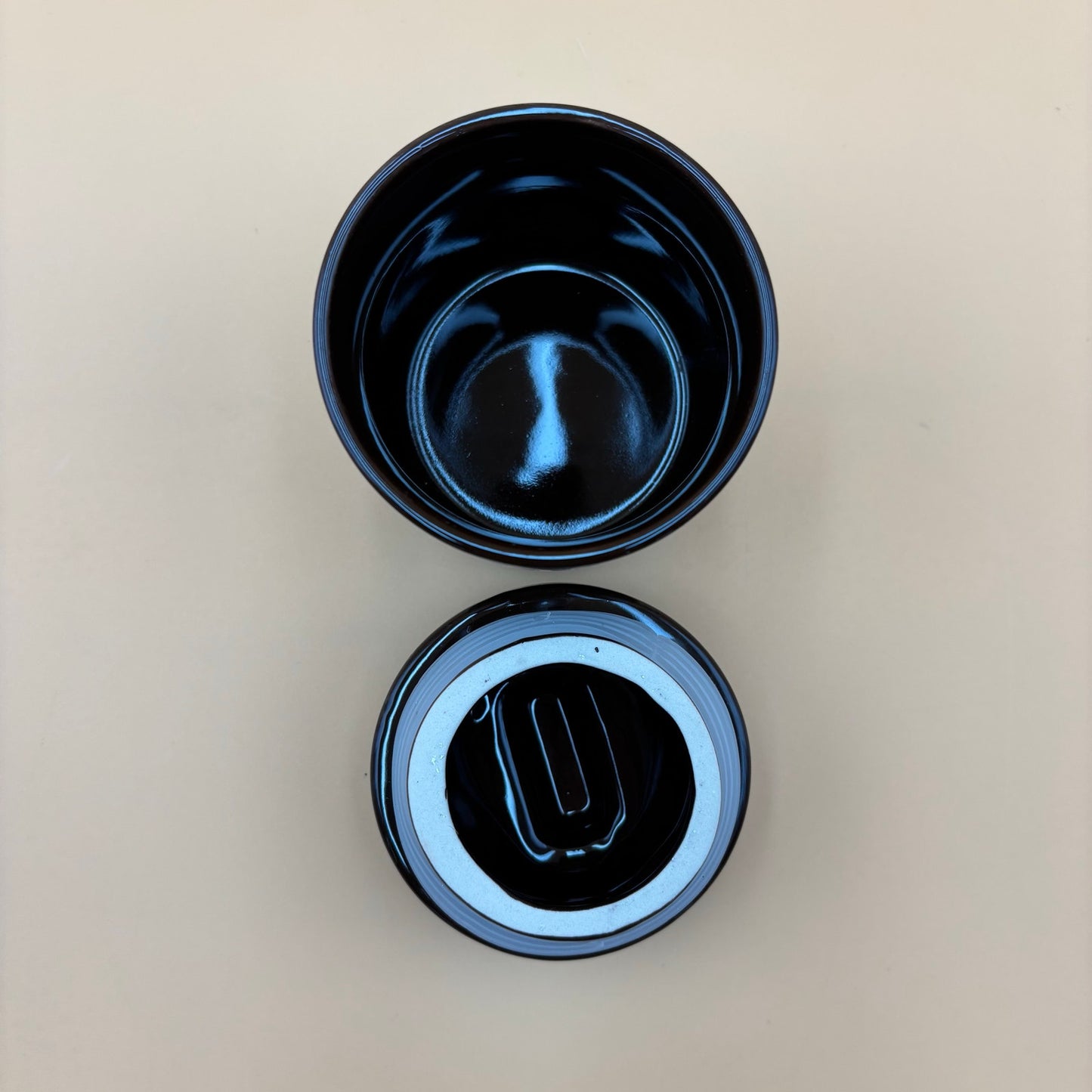 Locatelli Cheese Jar with Lid – Ceramic Formaggiera with Box