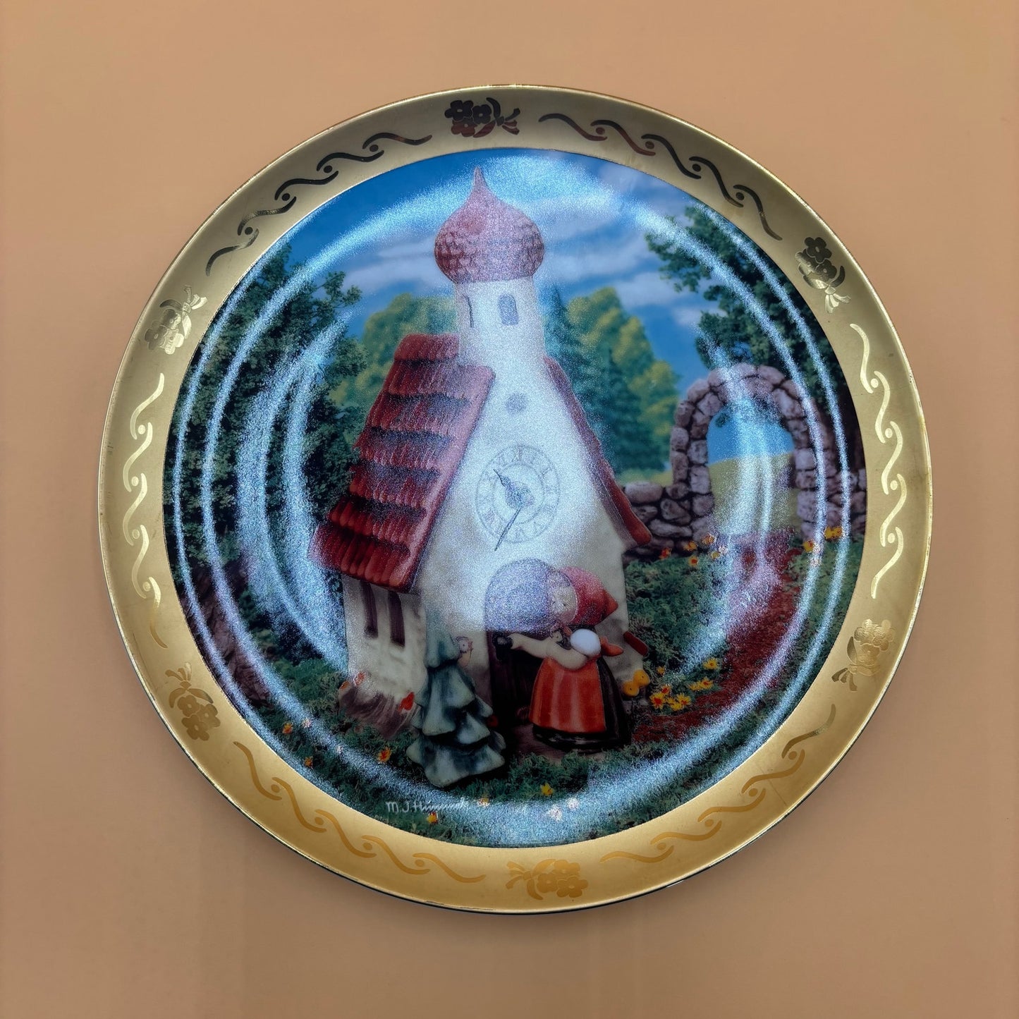 M.J. Hummel Century Plate “Chapel Time” – Danbury Mint