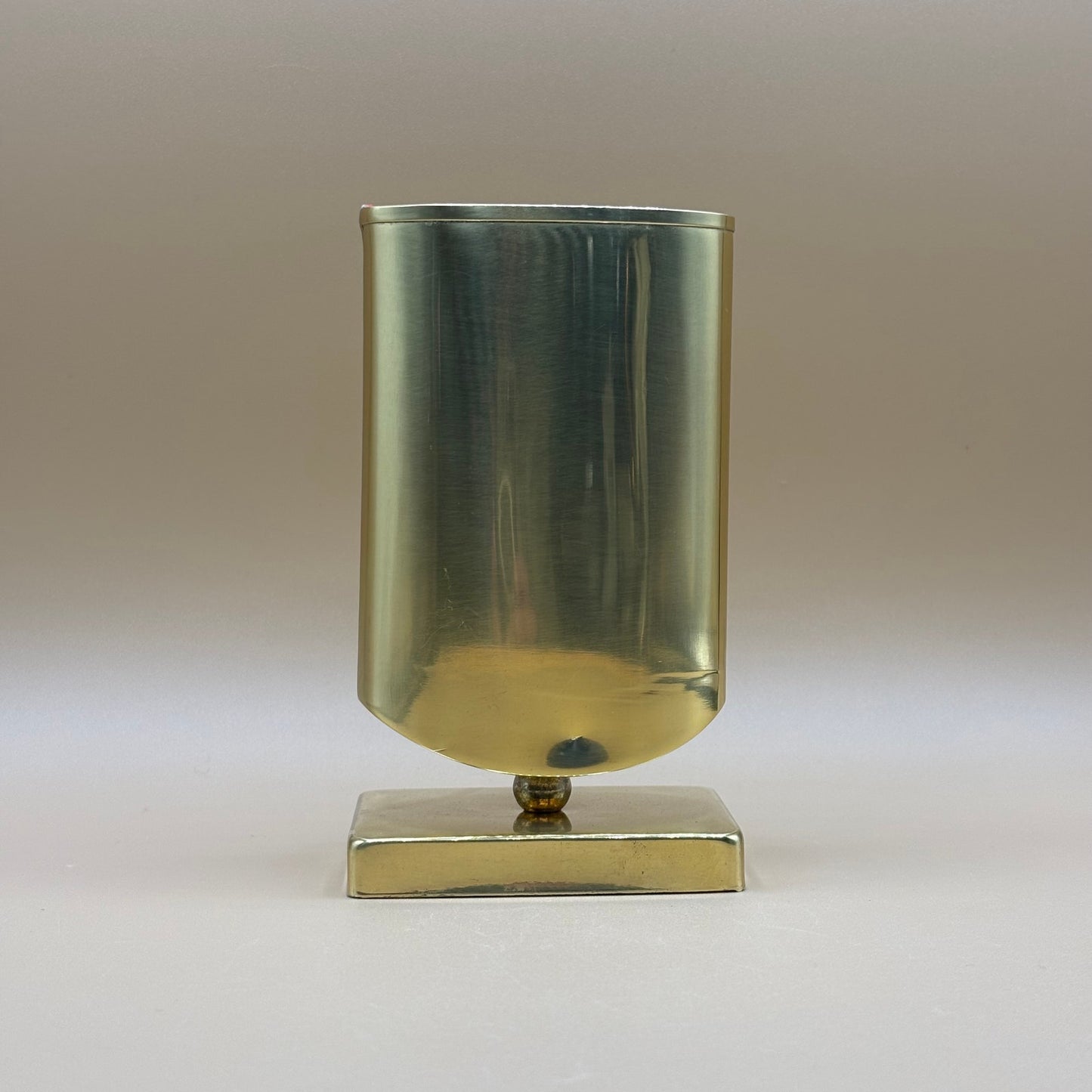 Vintage Brass Pen/Eyeglass Holder - Desktop Organizer