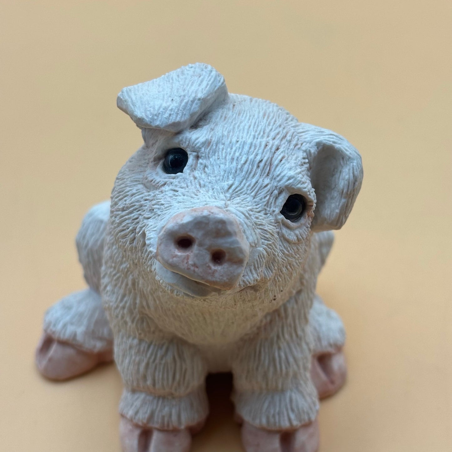Stone Critters 1987 Pig Figurine by United Design – Made in USA