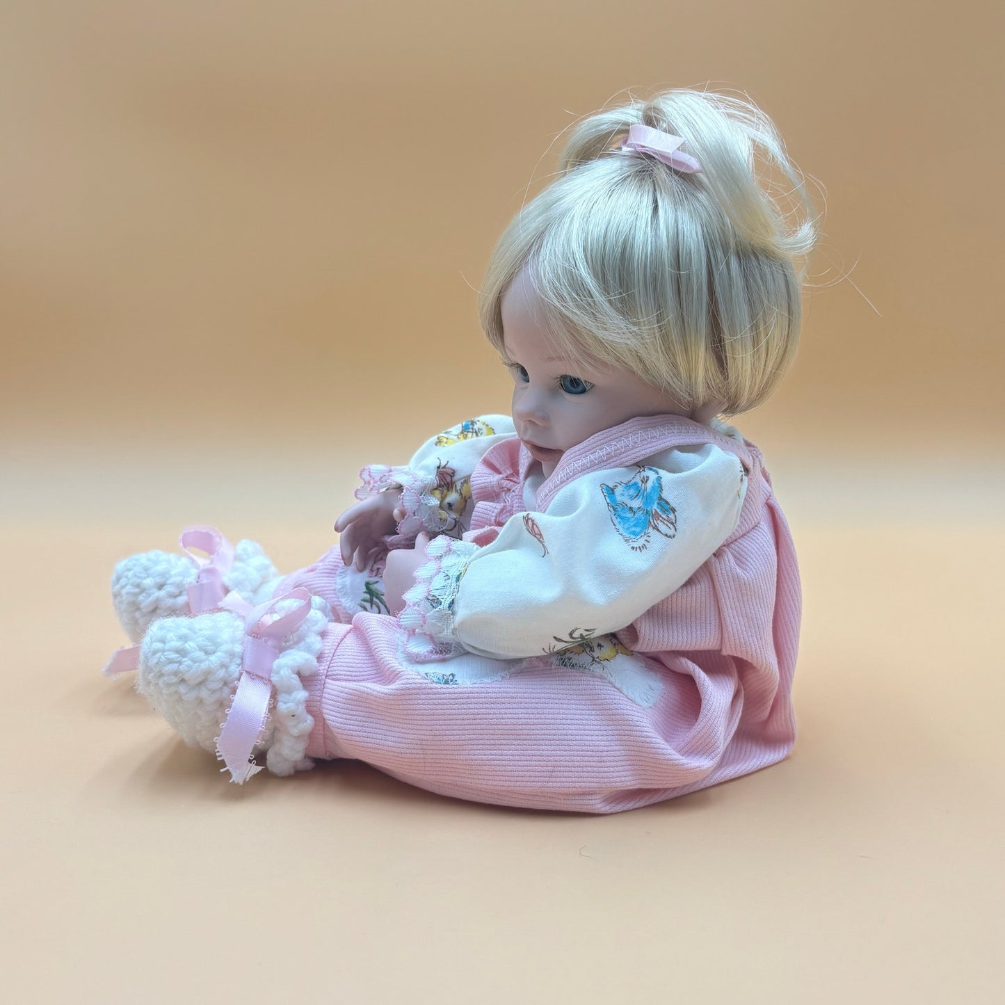 Boots Tyner “Peaches” Porcelain & Beanbag Doll (1987 Reproduction)