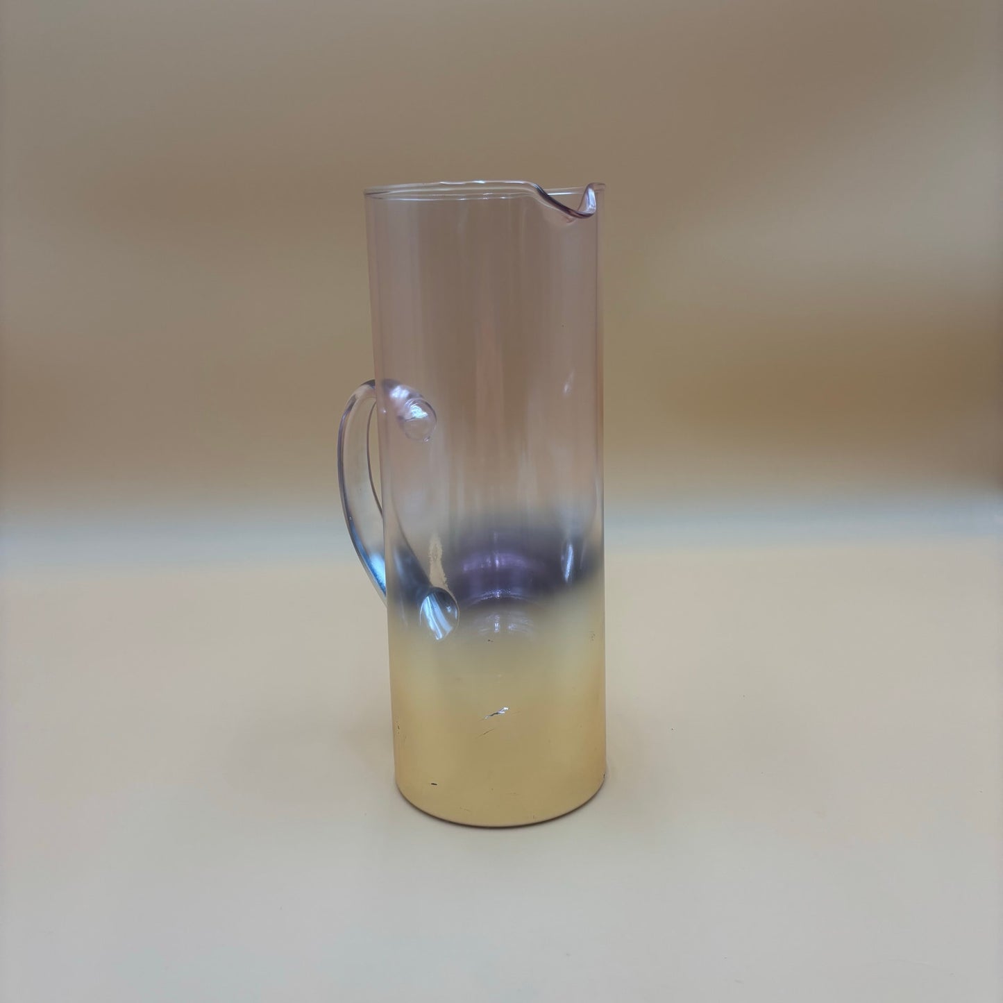 Ombre Iridescent Glass Pitcher — Debi Lily “Golden Rose” Collection
