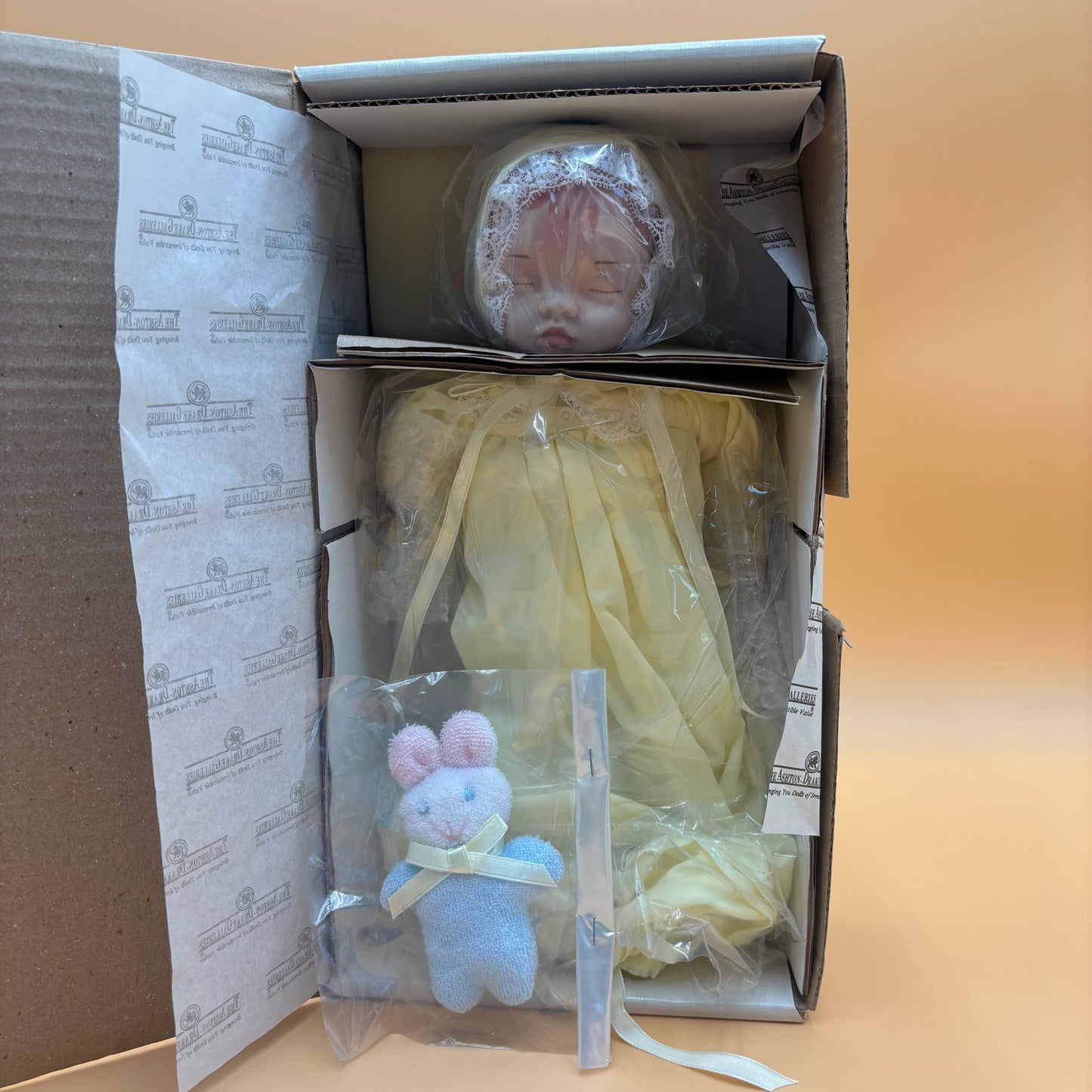 Ashton-Drake Galleries “Little Bit of Sunshine” 12” Porcelain Baby Doll in Box
