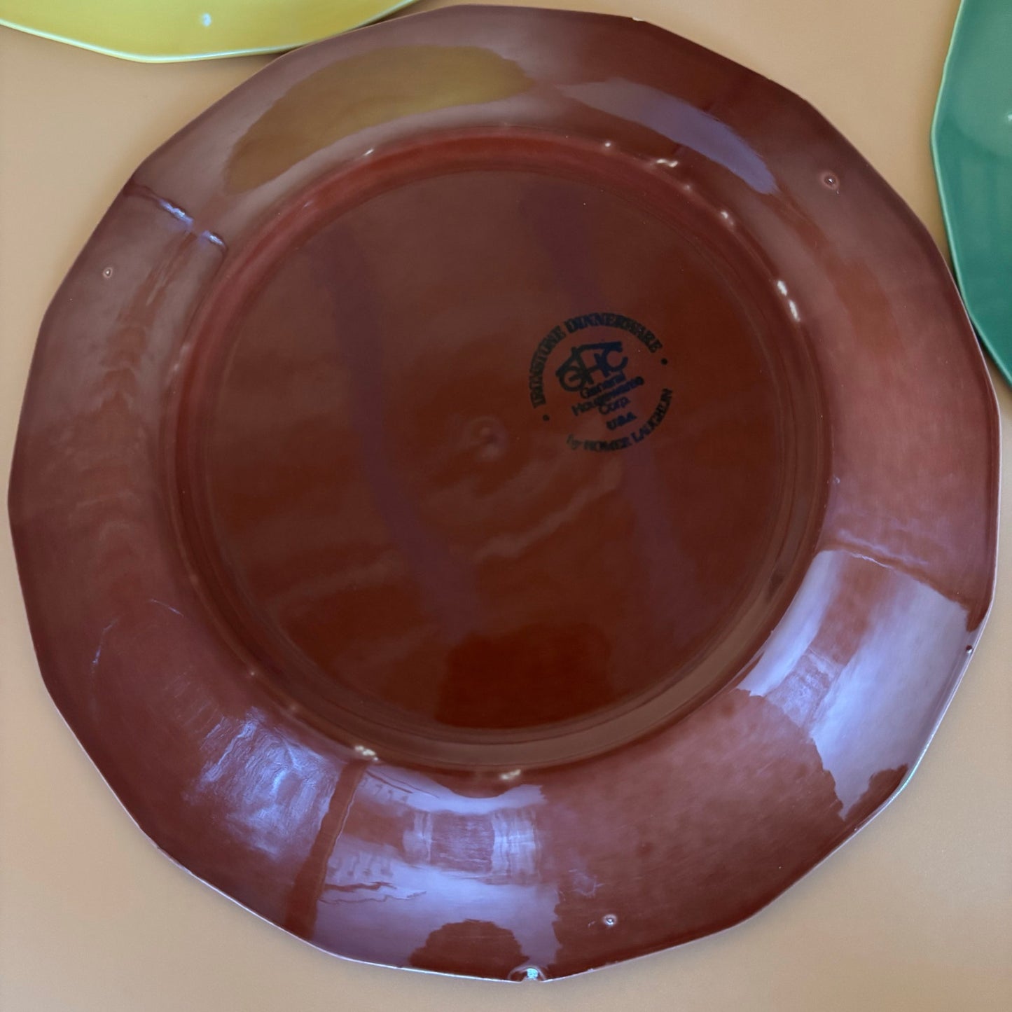 Set of 4 Vintage Homer Laughlin Dinner Plates - 10" Plates