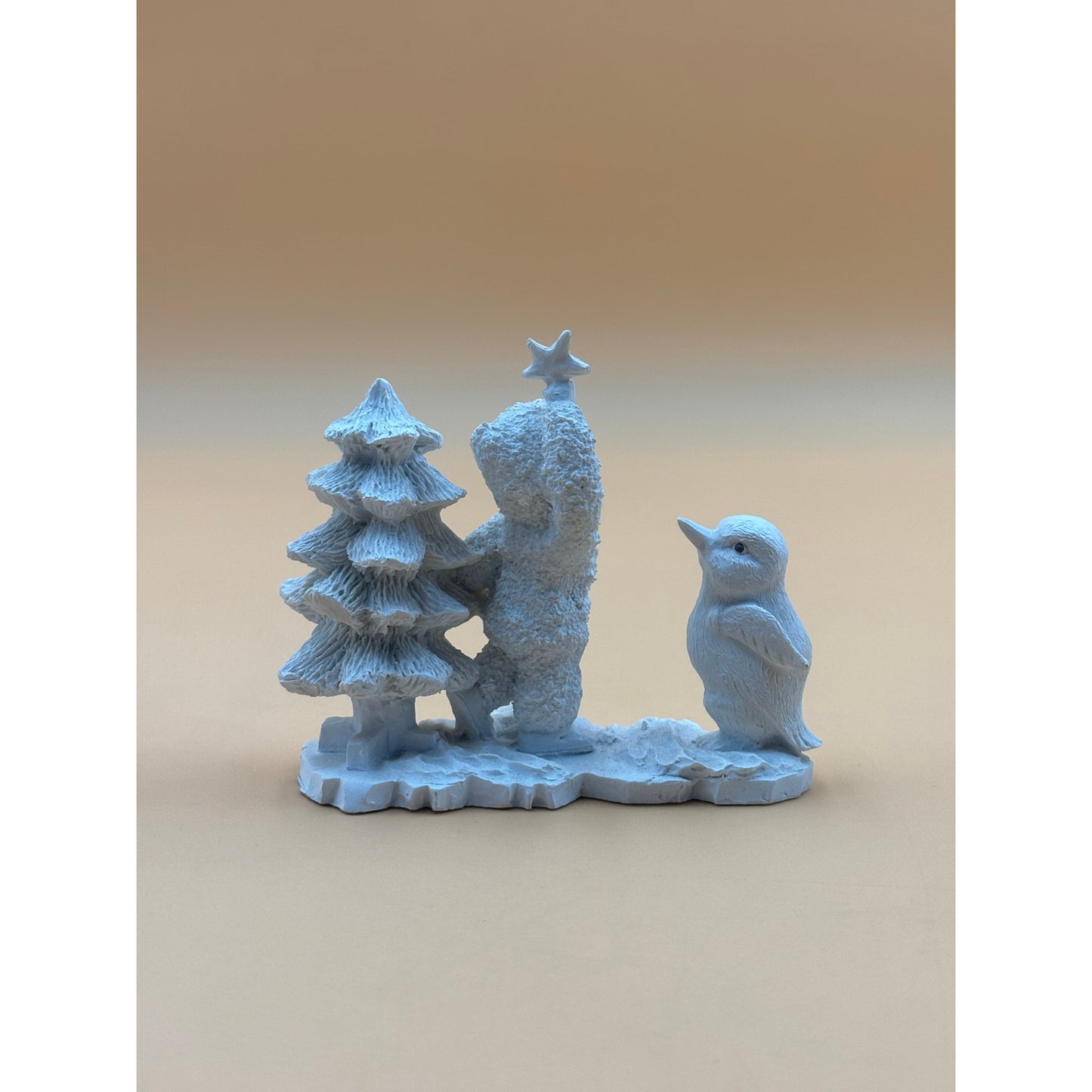 1993 Avery Creations ACS Winter Scene Figurine – Child with Bird and Tree