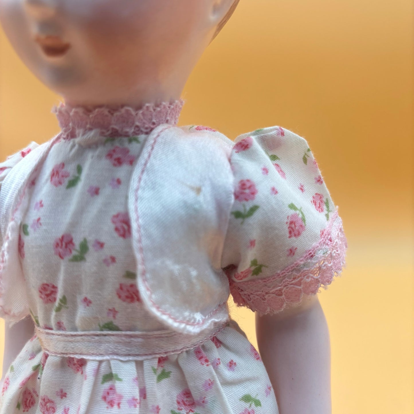 Vintage 1968 All - Porcelain Baby Boy Doll - Project Piece