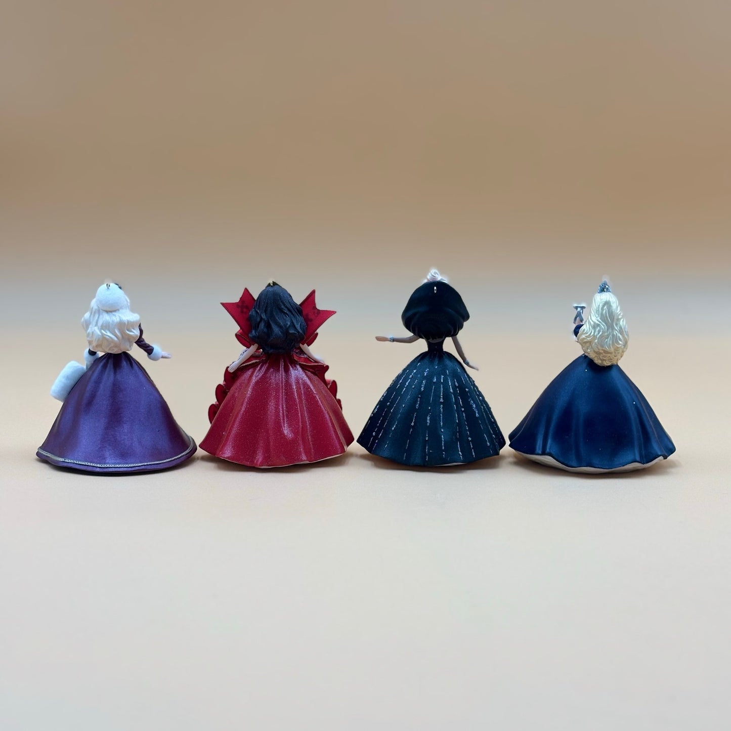 Set of 4 Hallmark Holiday Barbie Ornaments – 1996, 1997, 1998, 1999 Editions