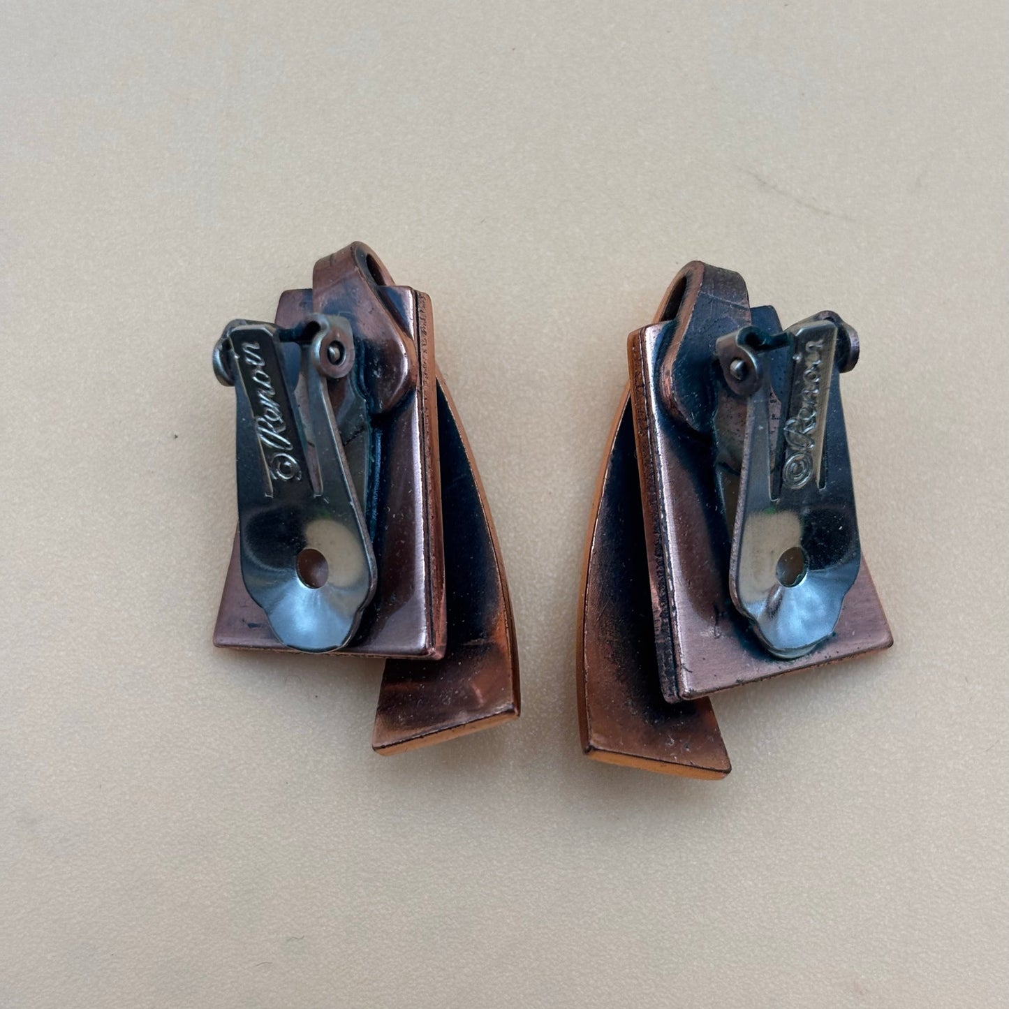 Matisse Renoir Copper Enamel Jewelry Set – Belt, Bracelet & Clip-On Earrings