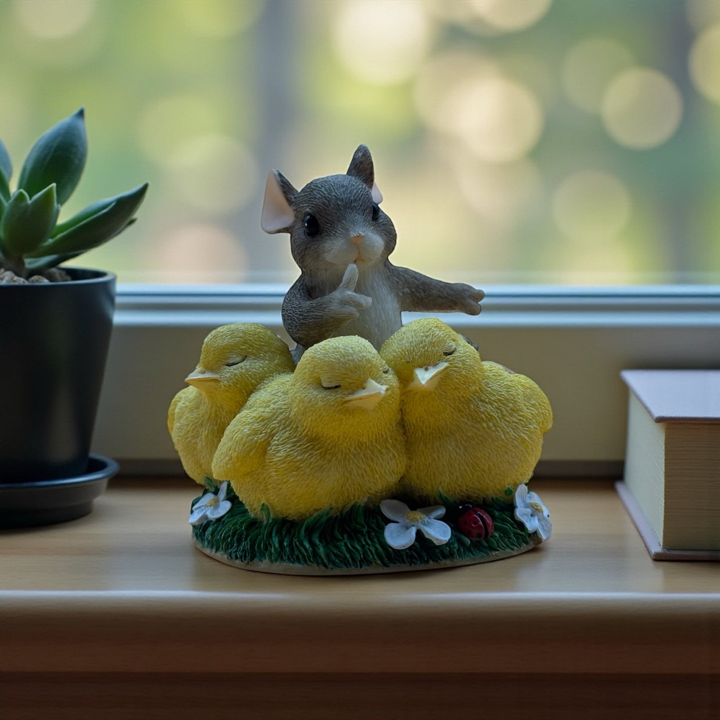 Charming Tails “Shhh, Don’t Make a Peep” Figurine with Box