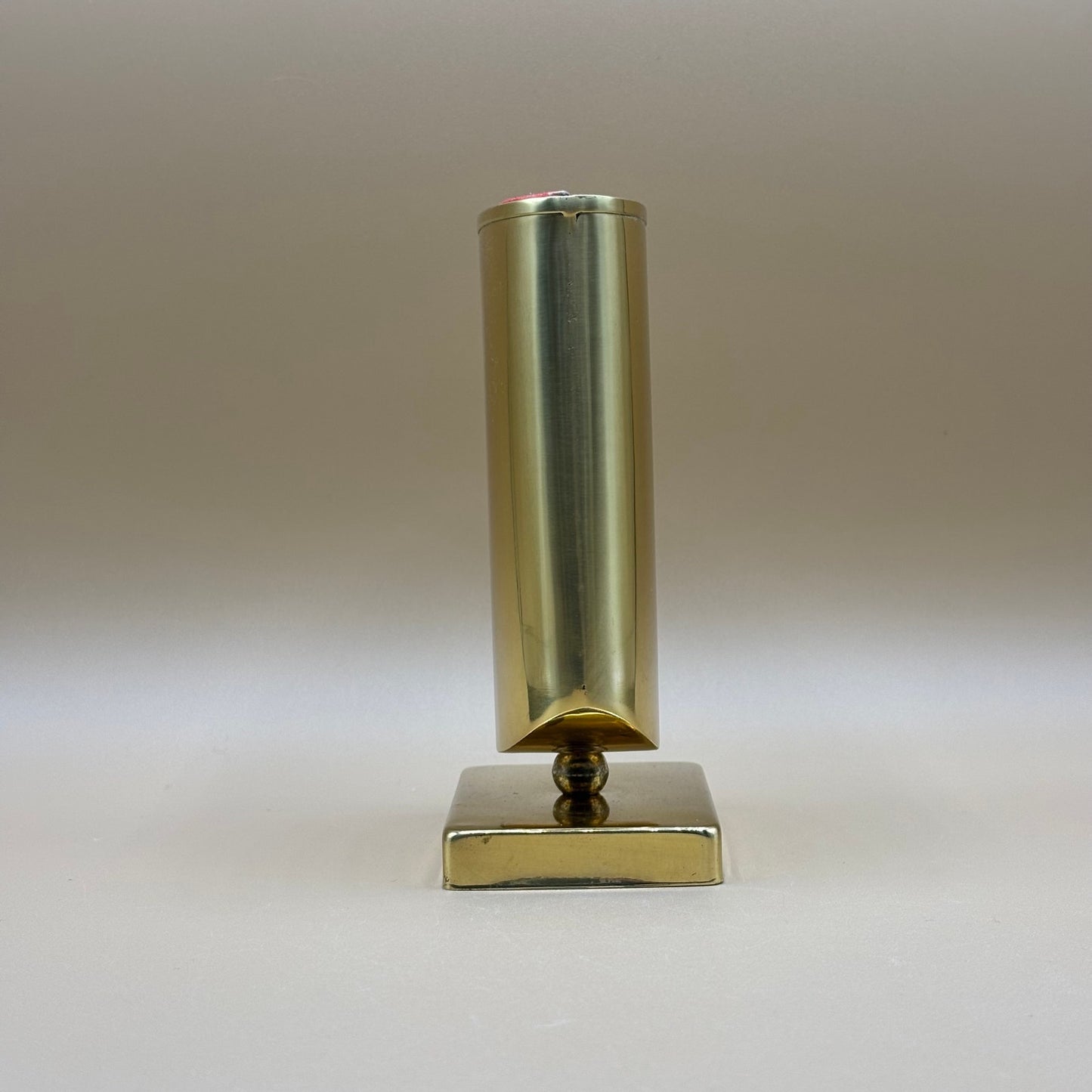 Vintage Brass Pen/Eyeglass Holder - Desktop Organizer